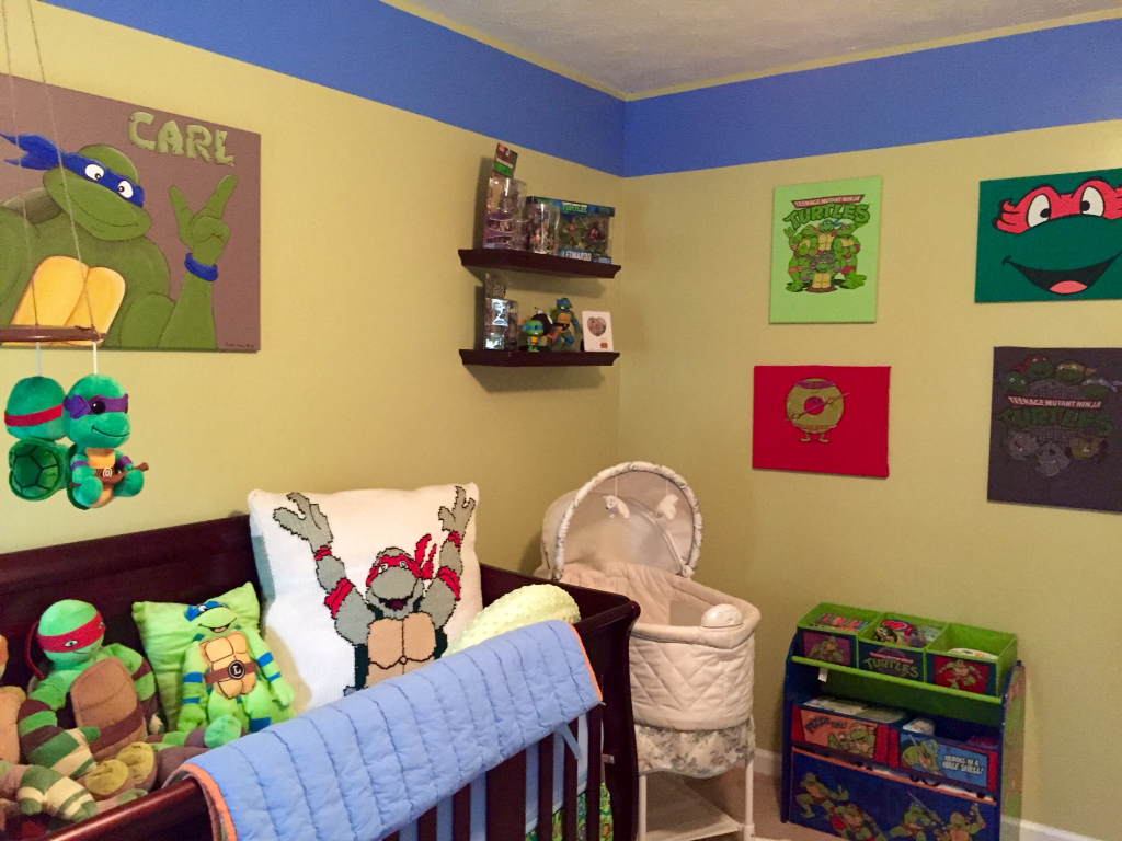 Ninja Turtle Baby Room , HD Wallpaper & Backgrounds