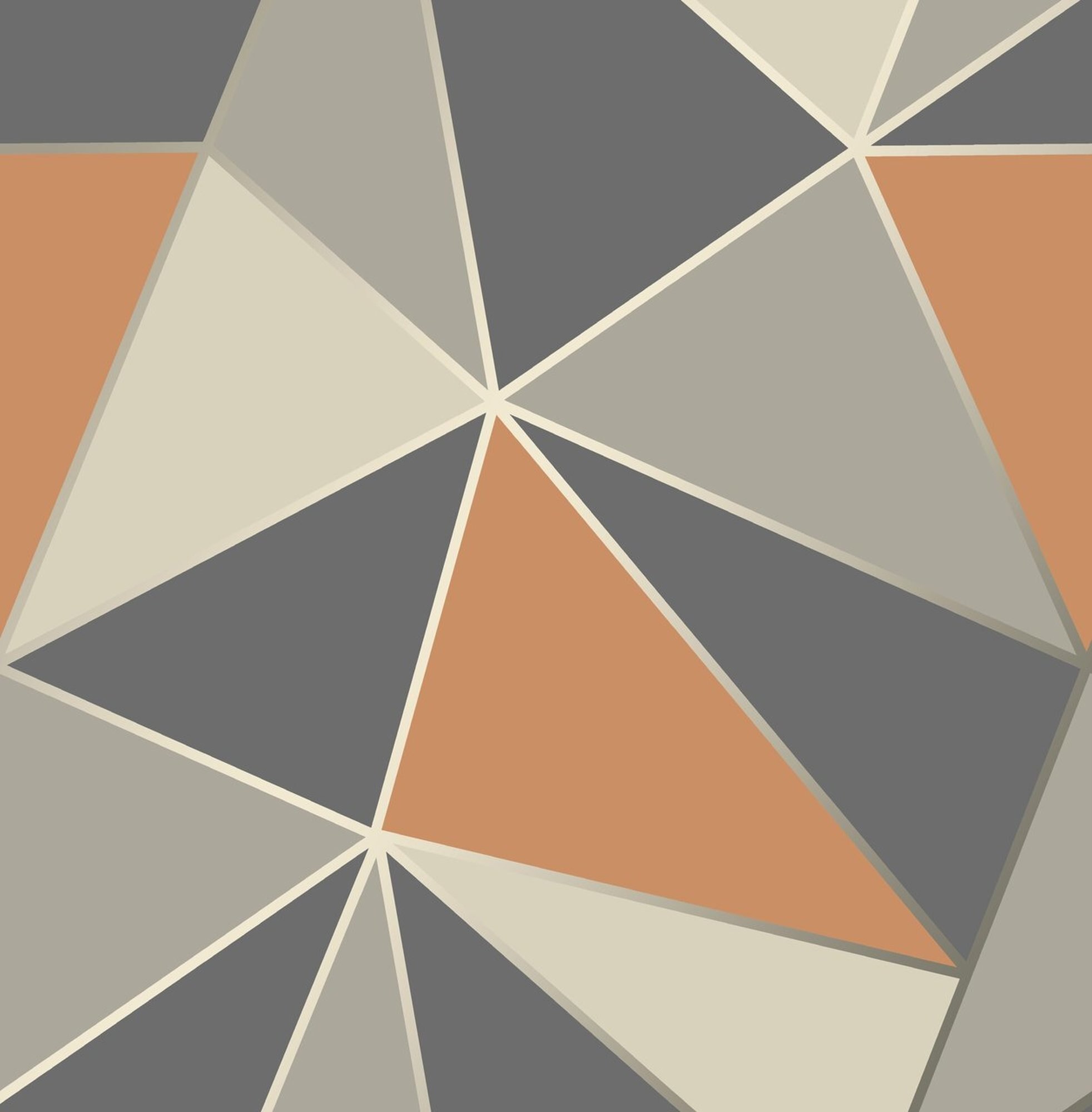 Apex - Burnt Orange - Orange And Grey Geometric , HD Wallpaper & Backgrounds