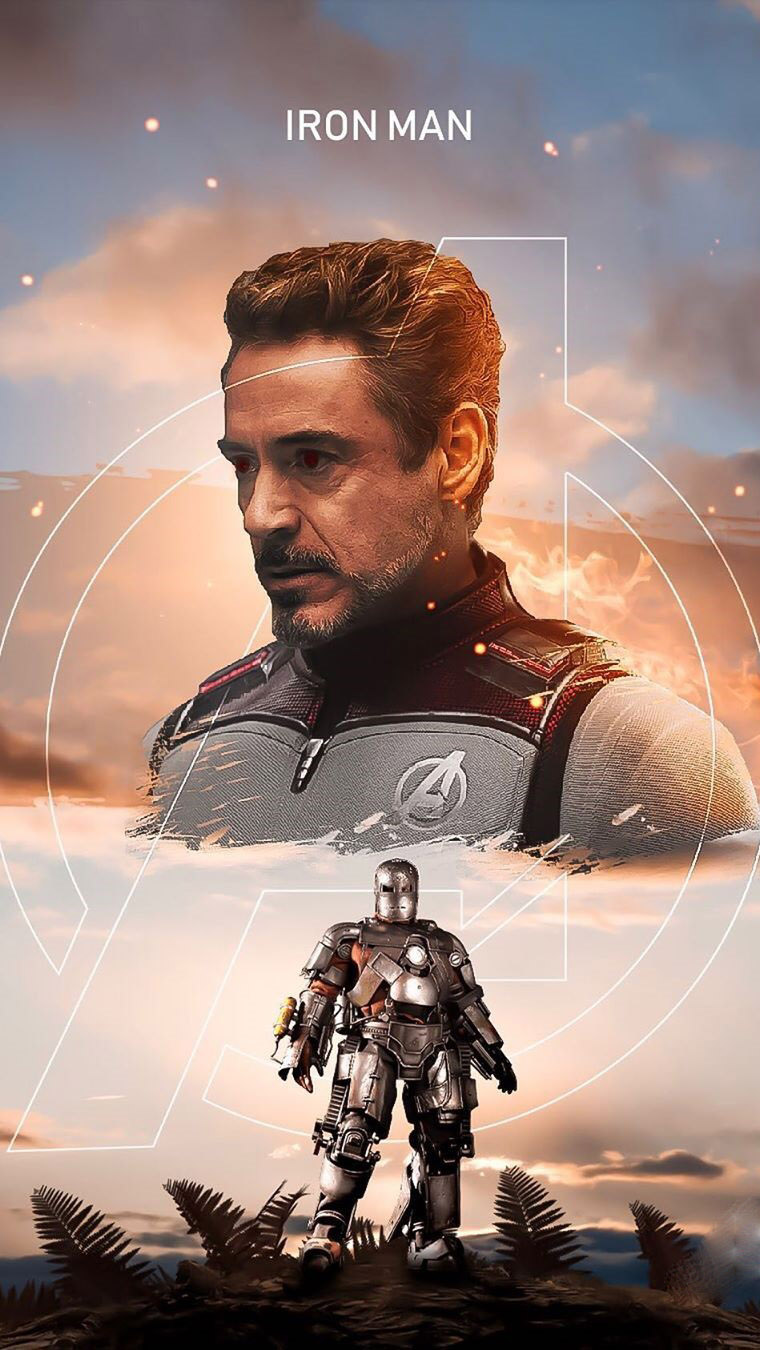 The Iron Man Tony Stark Iphone Wallpaper - Tony Stark Wallpaper Iphone , HD Wallpaper & Backgrounds