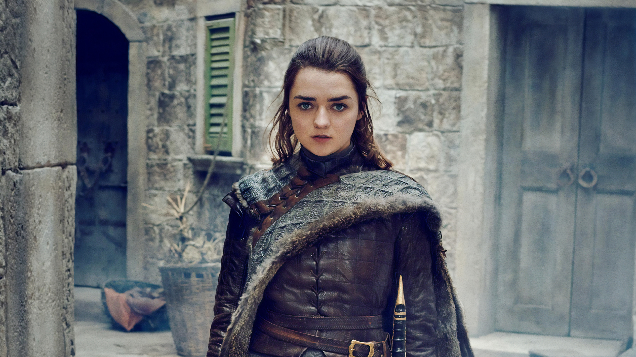 Tv Show Game Of Thrones Arya Stark Hd Wallpaper Background - Arya Stark Season 8 , HD Wallpaper & Backgrounds