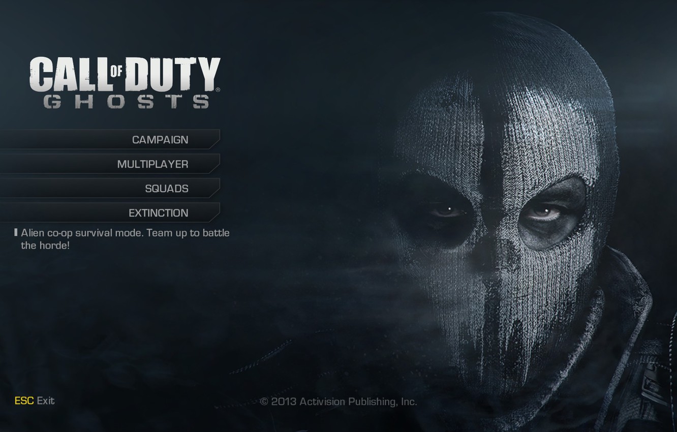 Photo Wallpaper Ghost, Logan, Call Of Duty Ghost - Call Of Duty Ghost Settings , HD Wallpaper & Backgrounds