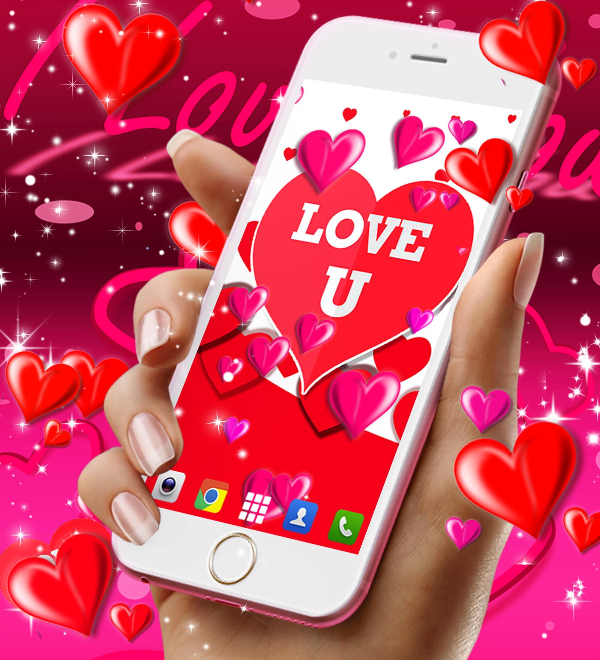 I Love You Live Wallpaper For Android Apk Download - Dil Love You New Photo Download , HD Wallpaper & Backgrounds