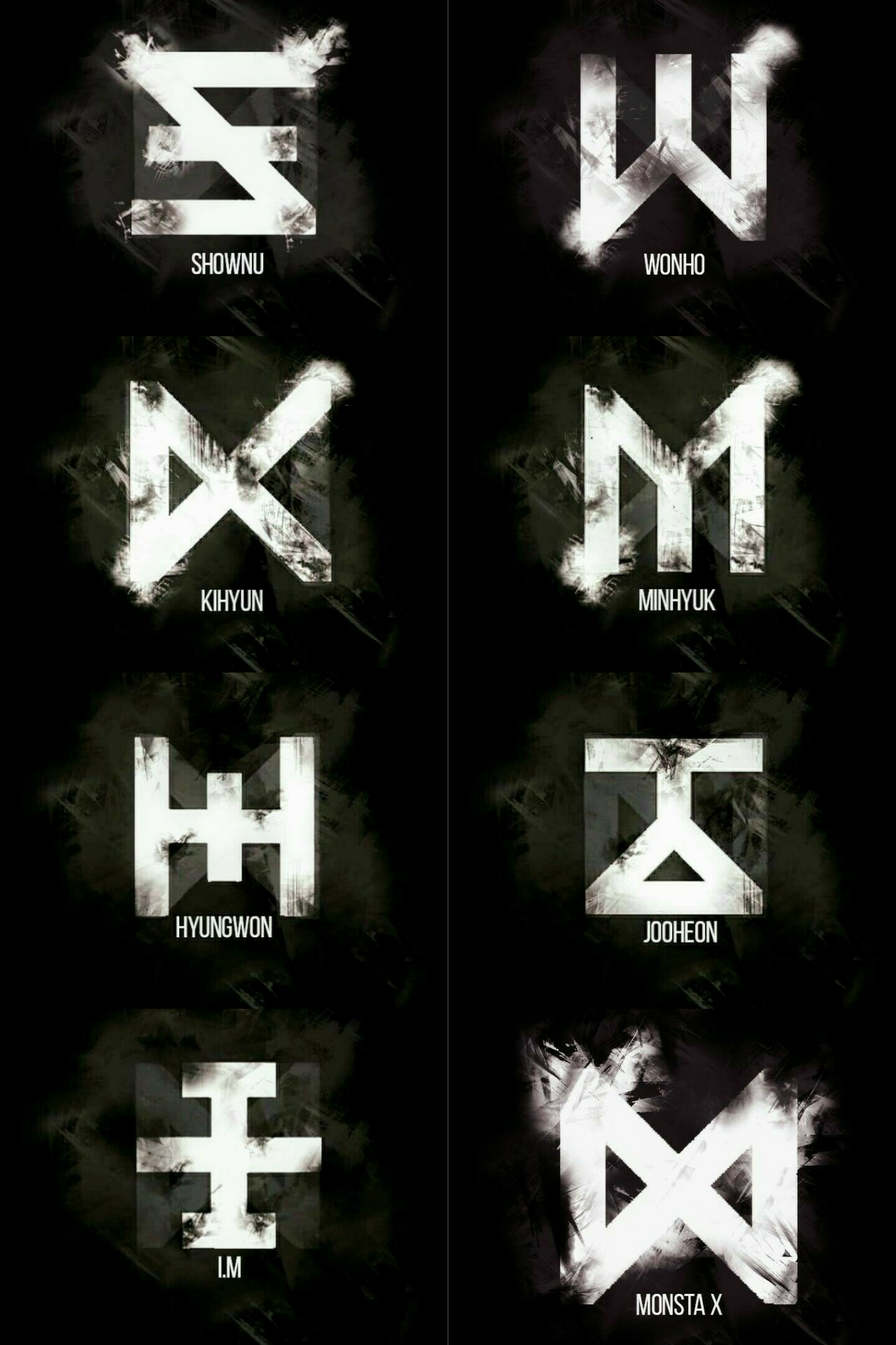 Monsta X Wallpaper Logo , HD Wallpaper & Backgrounds