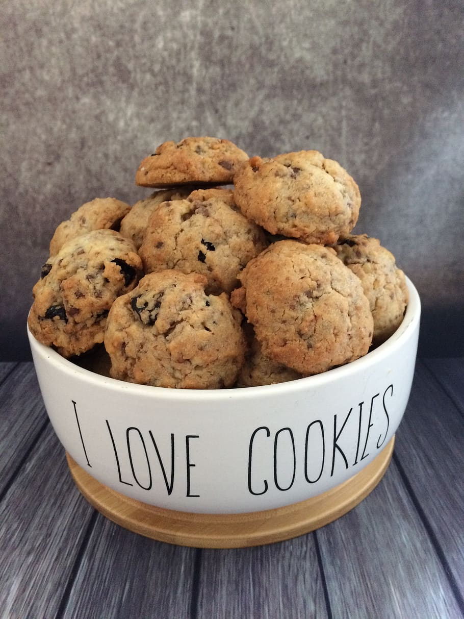 Cookies, I Love Biscuits, Biscuit Bowl, Text, Food - Love Cookies , HD Wallpaper & Backgrounds