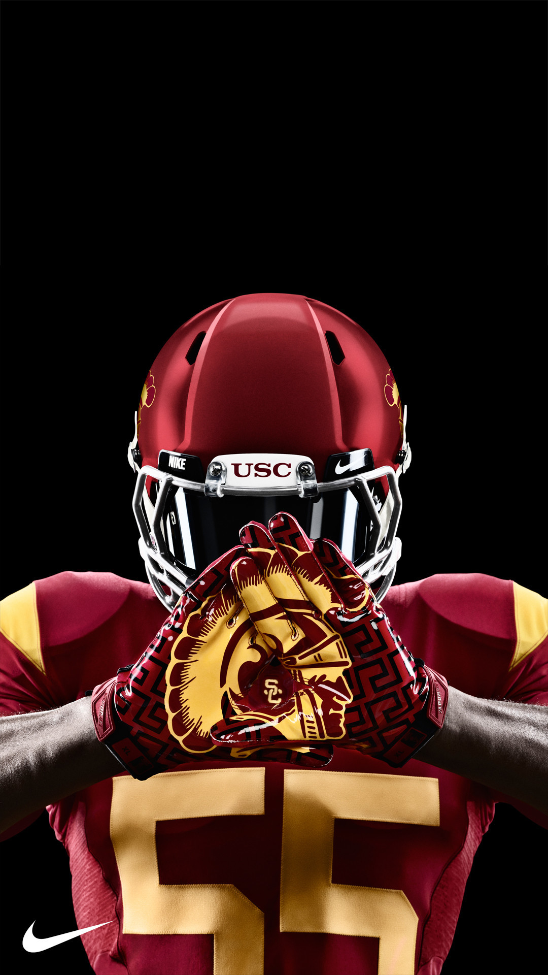 1080x1920, San 
 Data Id 
 Data Src /walls/full/b/c/7/190646 - Usc Trojans Football Gloves , HD Wallpaper & Backgrounds