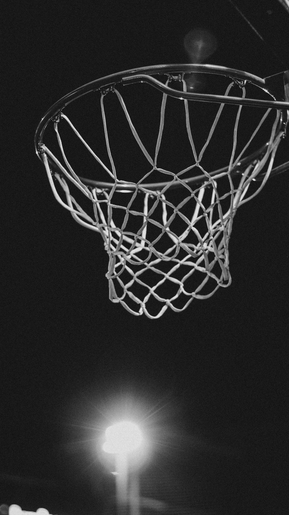 Wallpaper Basketball Ring, Bw, Net, Basketball - Basketball Ring Wallpaper Hd , HD Wallpaper & Backgrounds