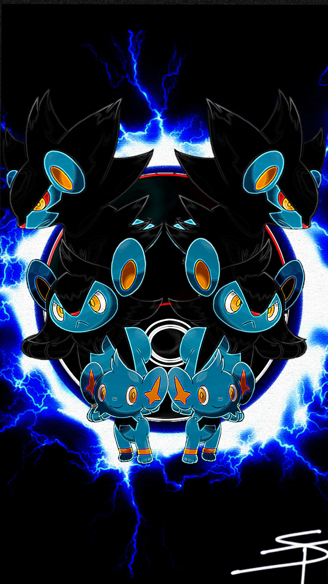 Here Is The Luxray Wallpaper That Someone Ask For - Luxray Wallpaper Phone , HD Wallpaper & Backgrounds