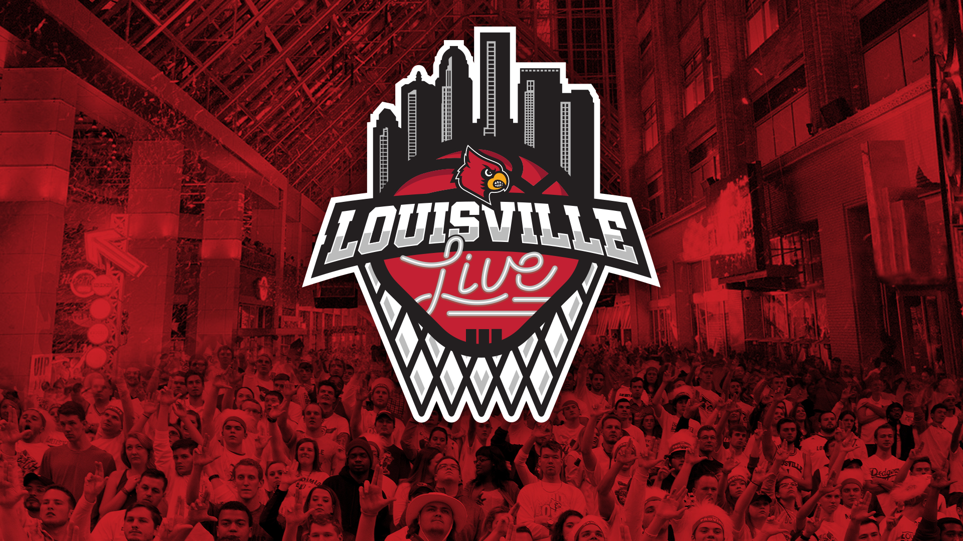 A Red - Louisville Live Basketball , HD Wallpaper & Backgrounds