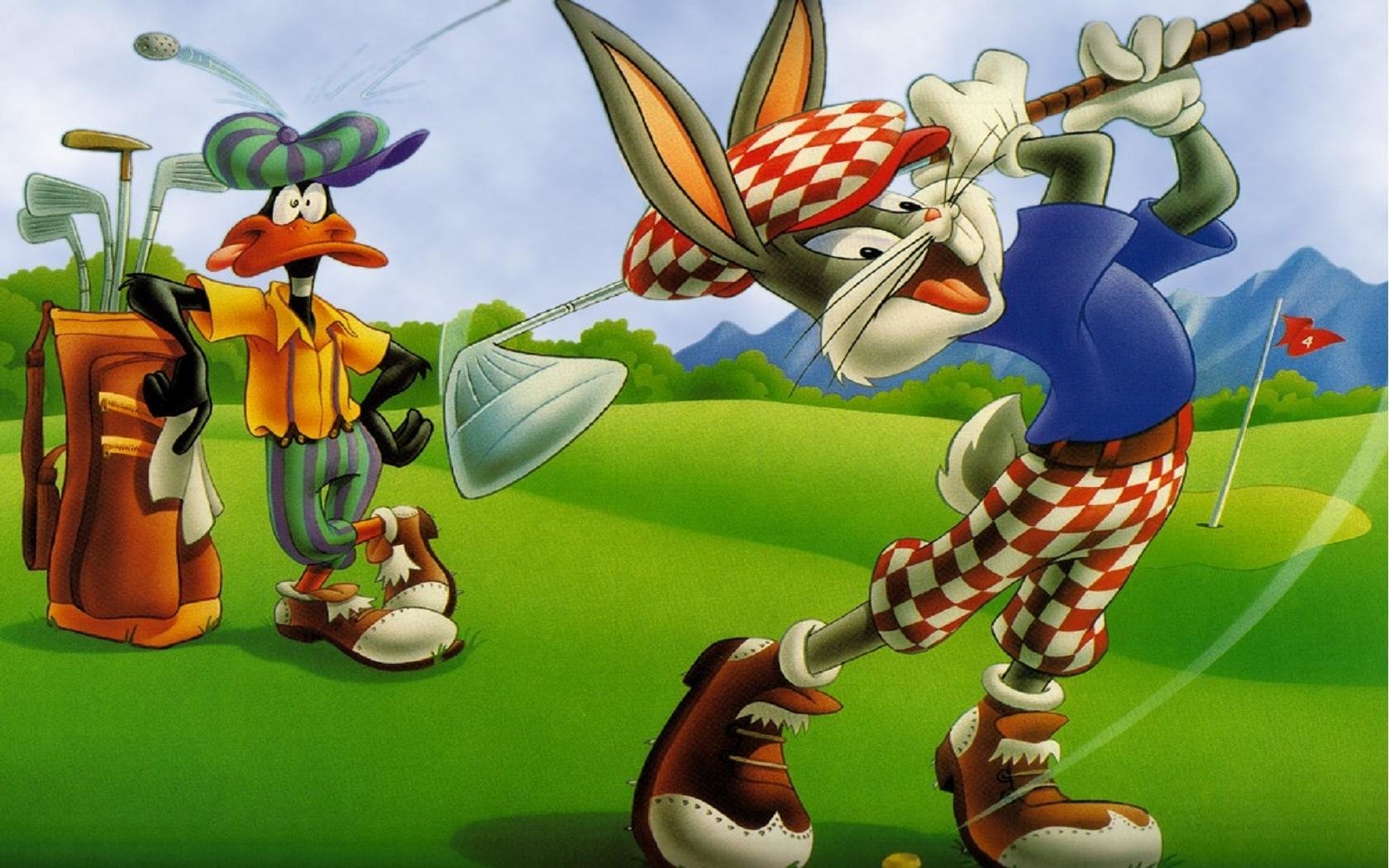 Bugs Bunny Golfing , HD Wallpaper & Backgrounds