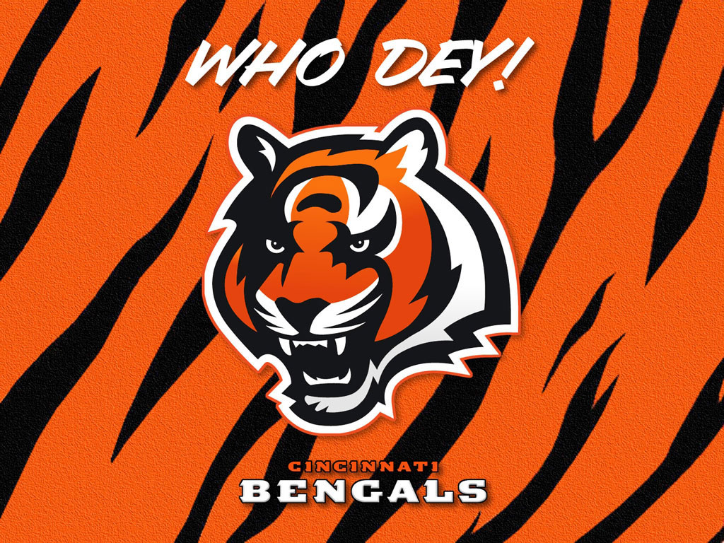 Desktop Wallpaper Cincinnati Bengals - Cincinnati Bengals Who Dey Logo , HD Wallpaper & Backgrounds