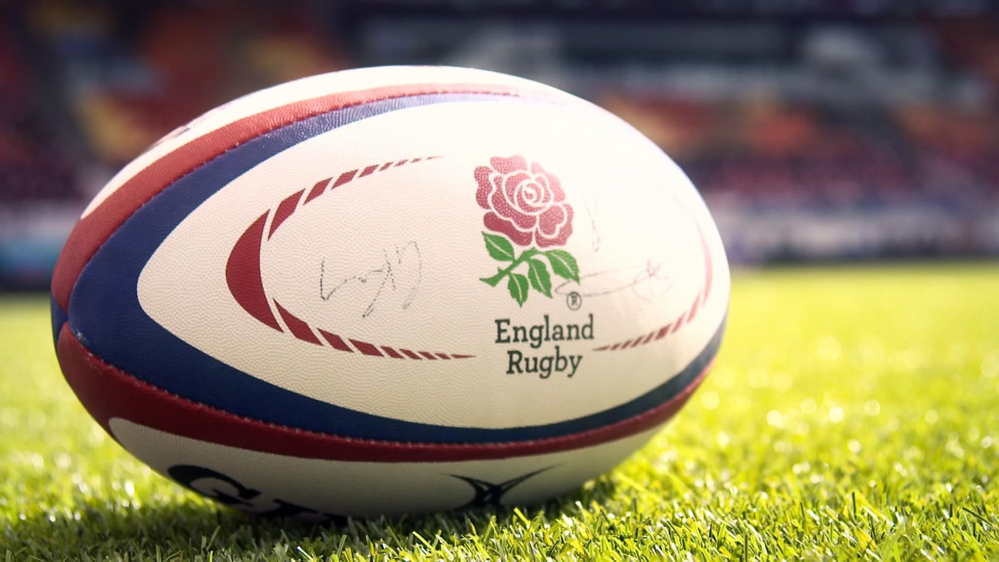 Rugby Ball On Grass England , HD Wallpaper & Backgrounds