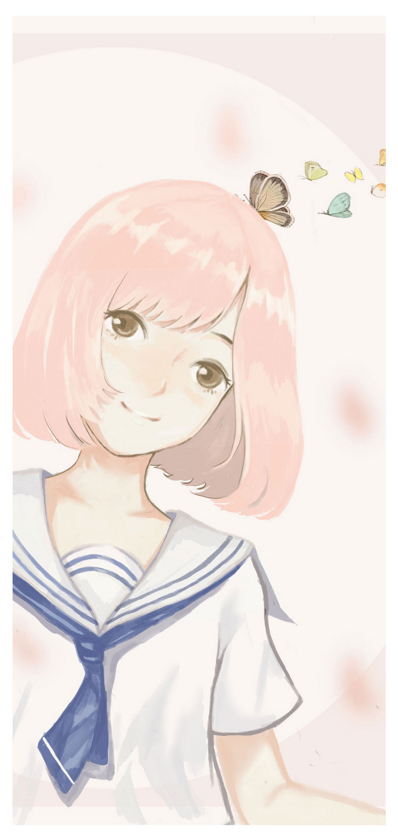 Anime Girl Mobile Wallpaper - Anime Kız Duvar Kağıtları , HD Wallpaper & Backgrounds