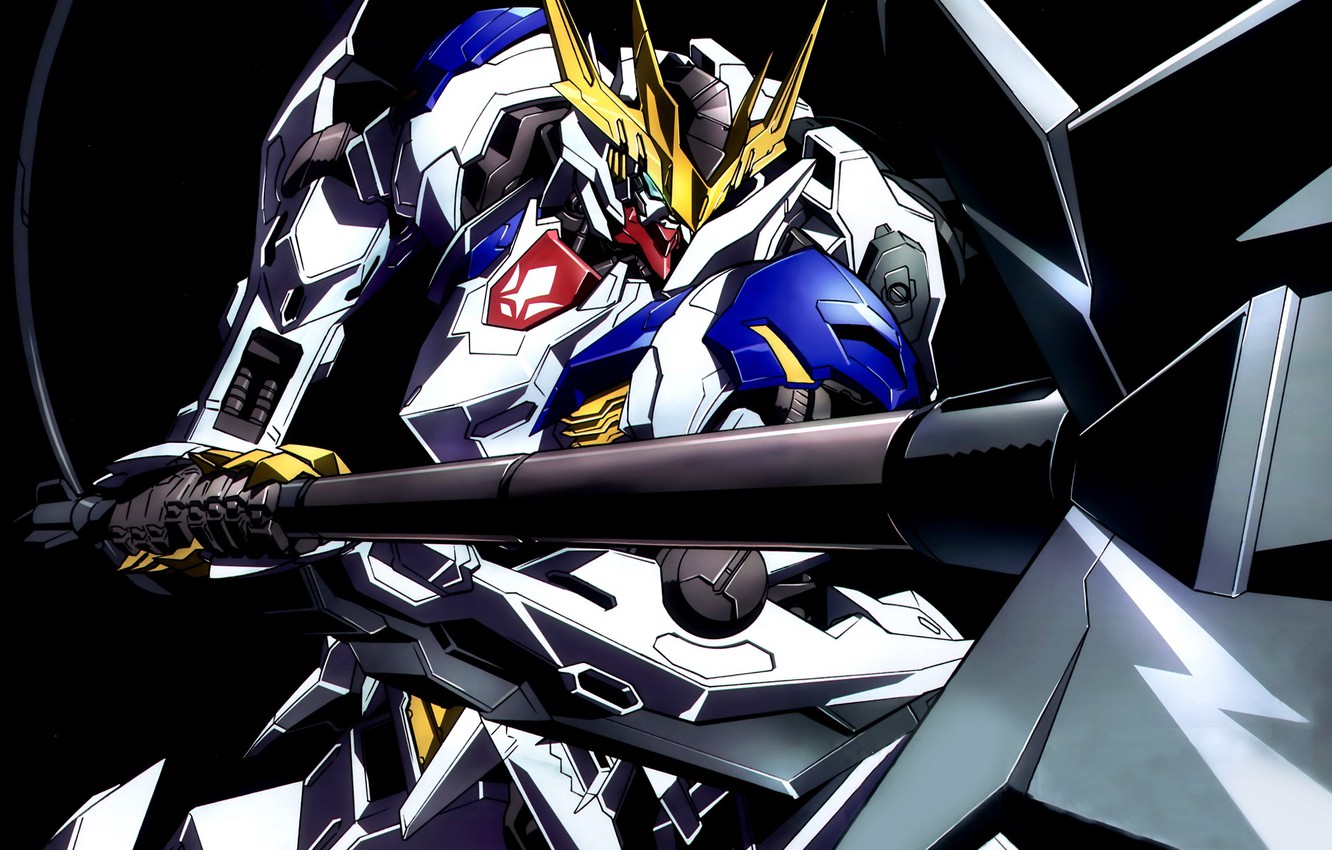 Photo Wallpaper Weapons, Fiction, Robot, Anime, Mobile - Gundam Barbatos , HD Wallpaper & Backgrounds