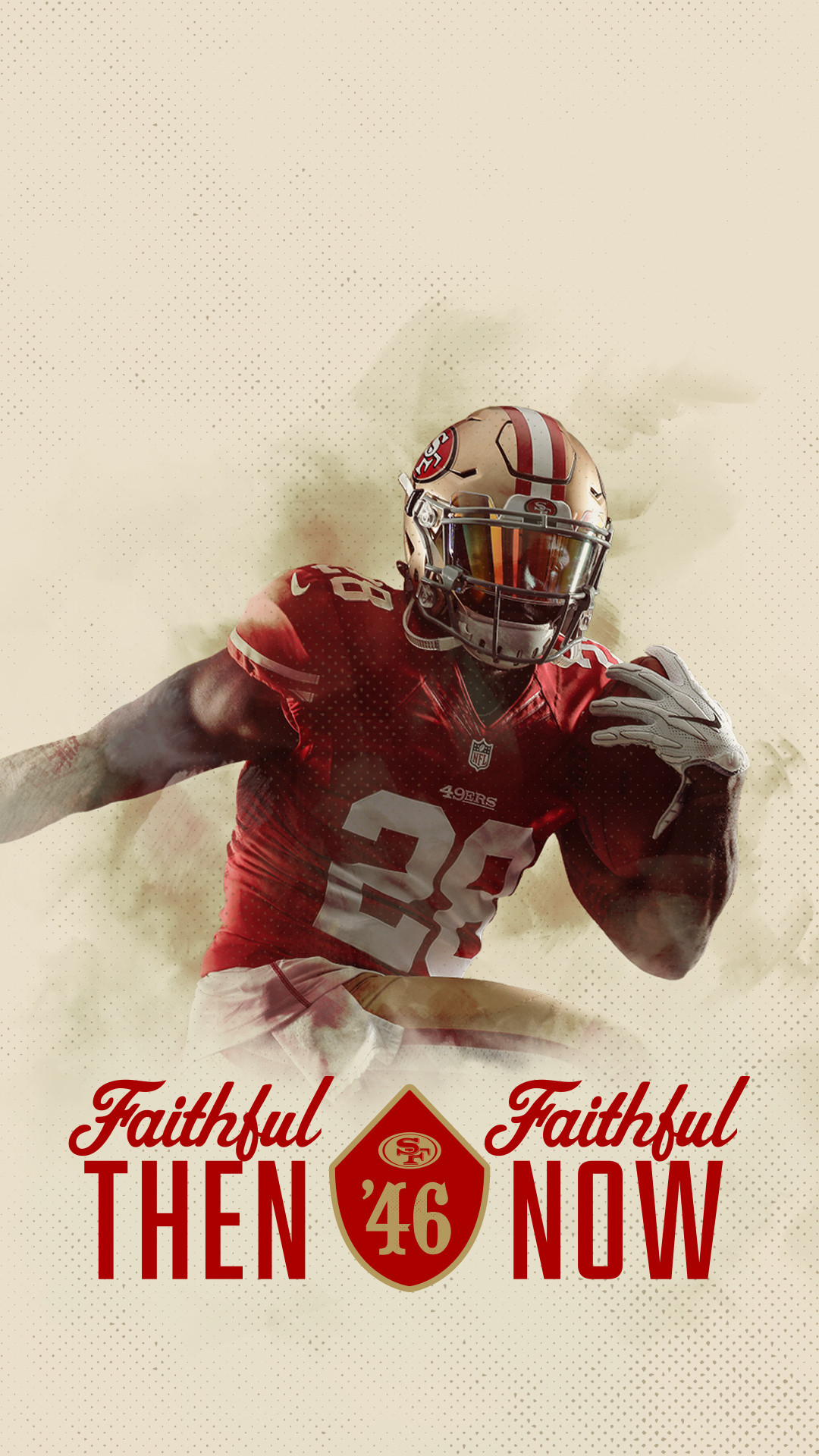 San Francisco 49ers Wallpaper - Faithful Then Faithful Now , HD Wallpaper & Backgrounds