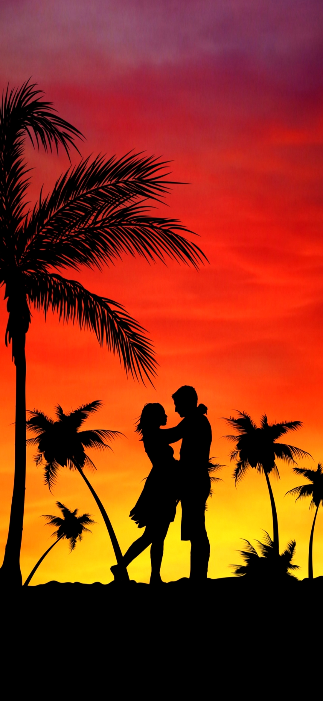 Love Anime Mobile Wallpaper - Iphone Wallpaper Sunset Love , HD Wallpaper & Backgrounds
