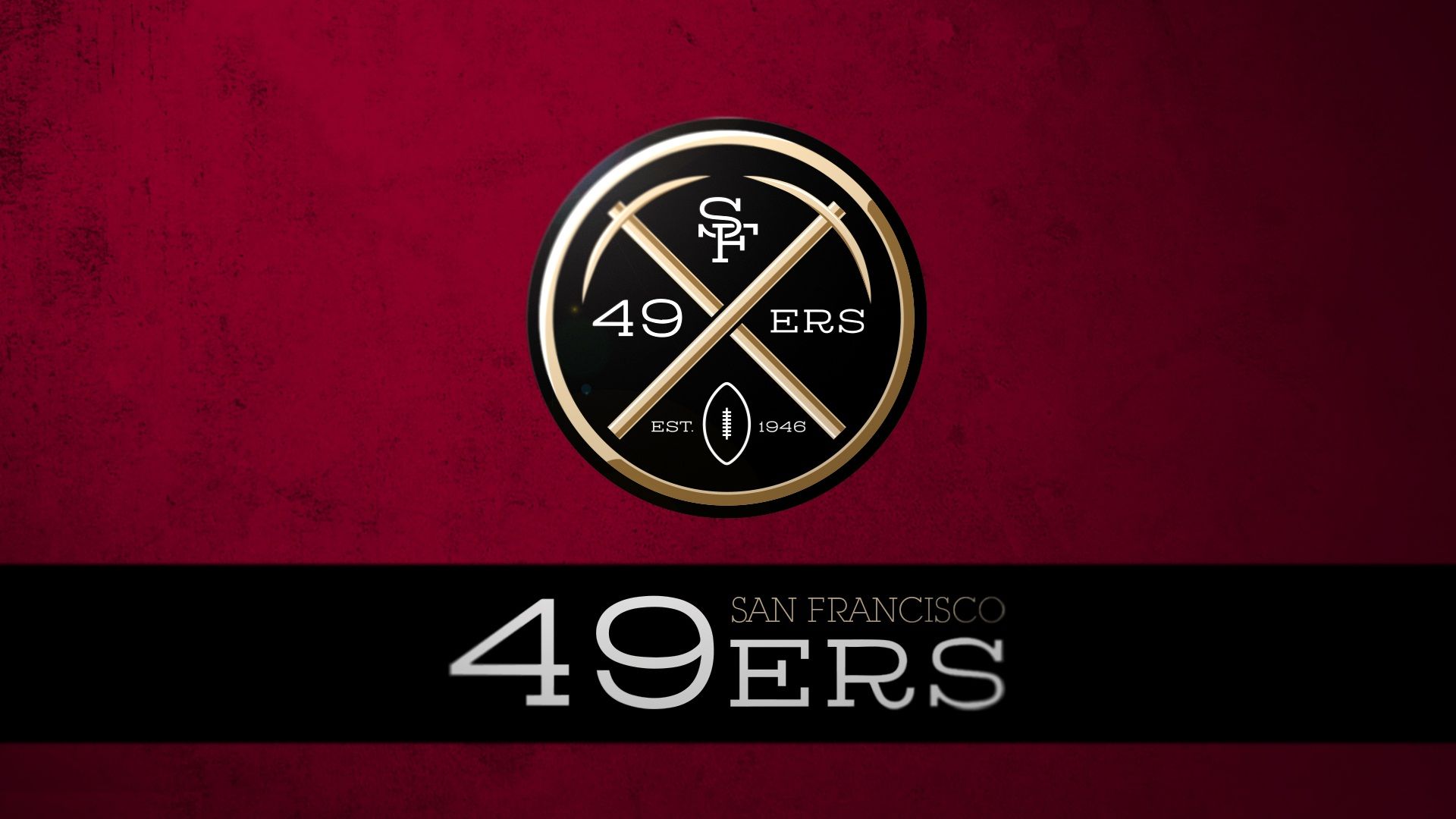 49ers Wallpaper, 47 49ers High Resolution Wallpaper - 49ers Logo Remakes , HD Wallpaper & Backgrounds