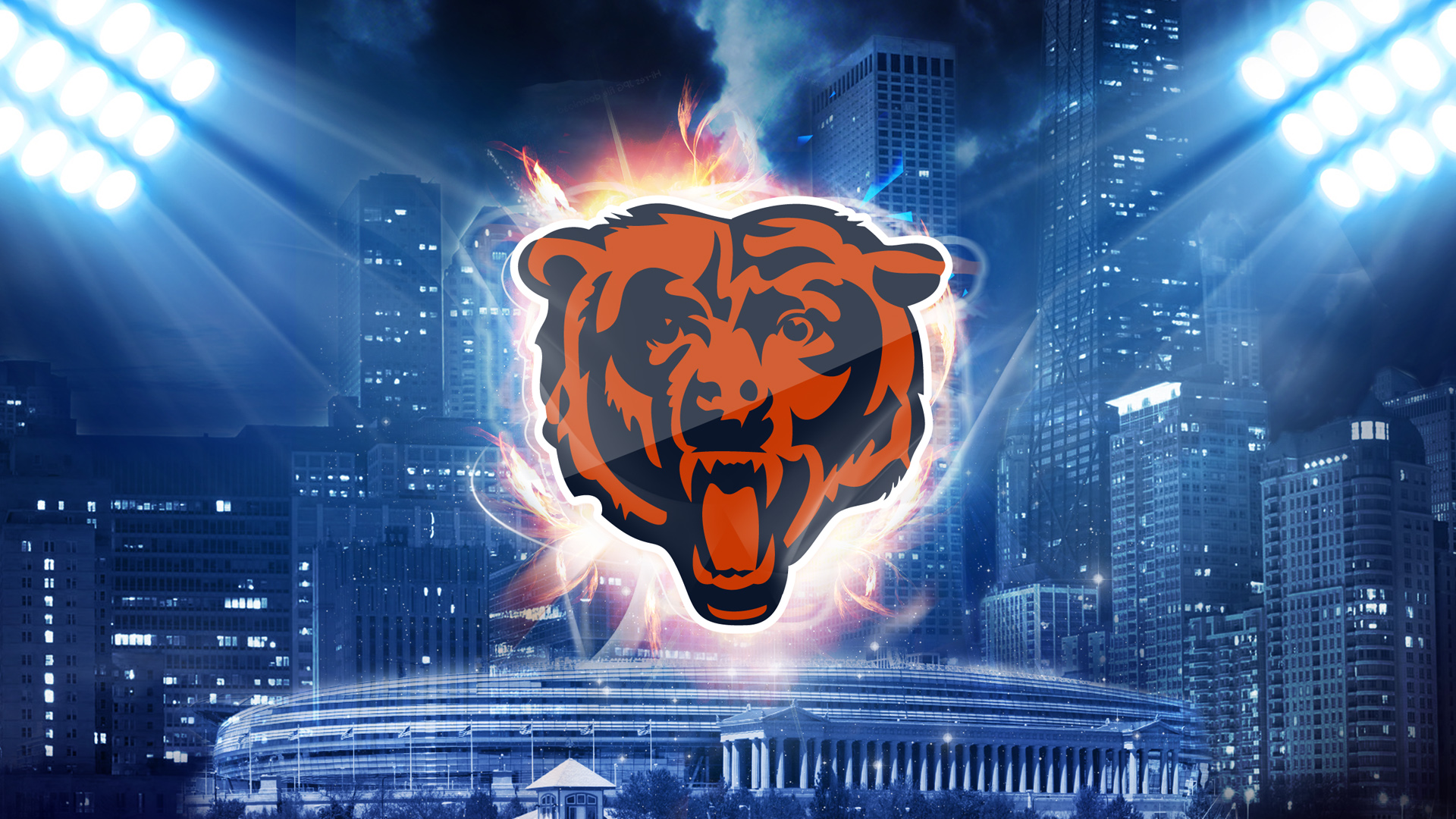 Chicago Bears Desktop Wallpaper - Chicago Bears , HD Wallpaper & Backgrounds