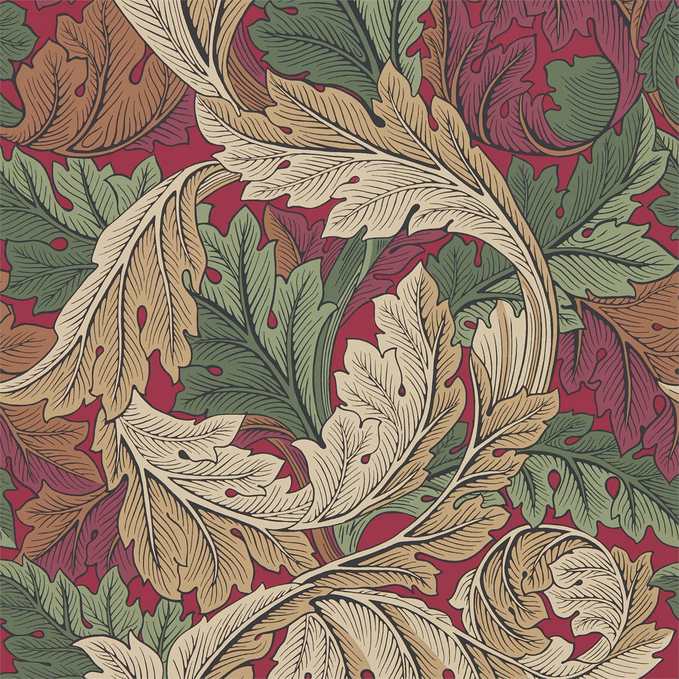 Acanthus, A Wallpaper By Morris & Co - William Morris Wallpaper Acanthus , HD Wallpaper & Backgrounds