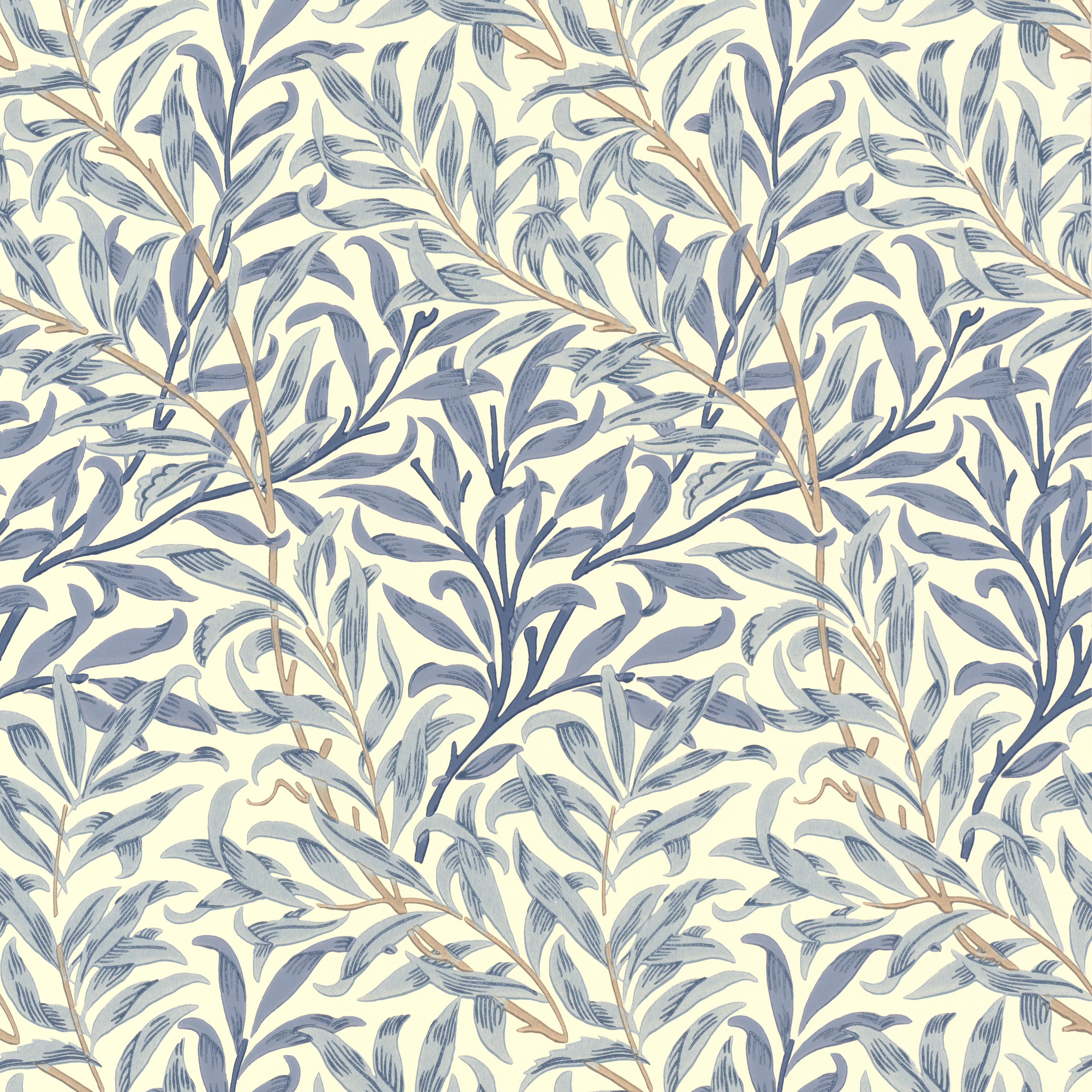 Willow Boughs Blue Wallpaper William Morris , HD Wallpaper & Backgrounds