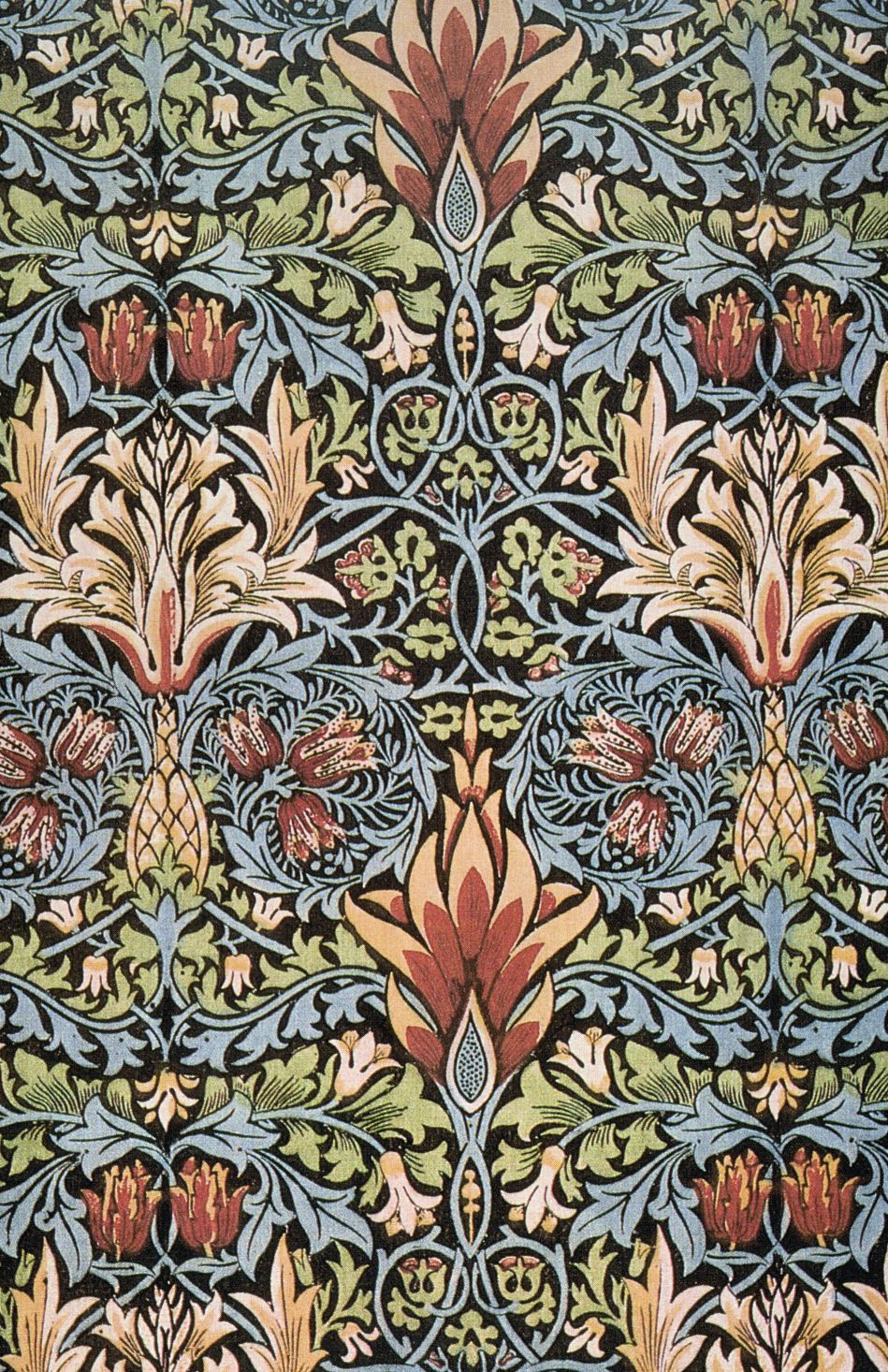 William Morris Snakeshead Printed Textile , HD Wallpaper & Backgrounds