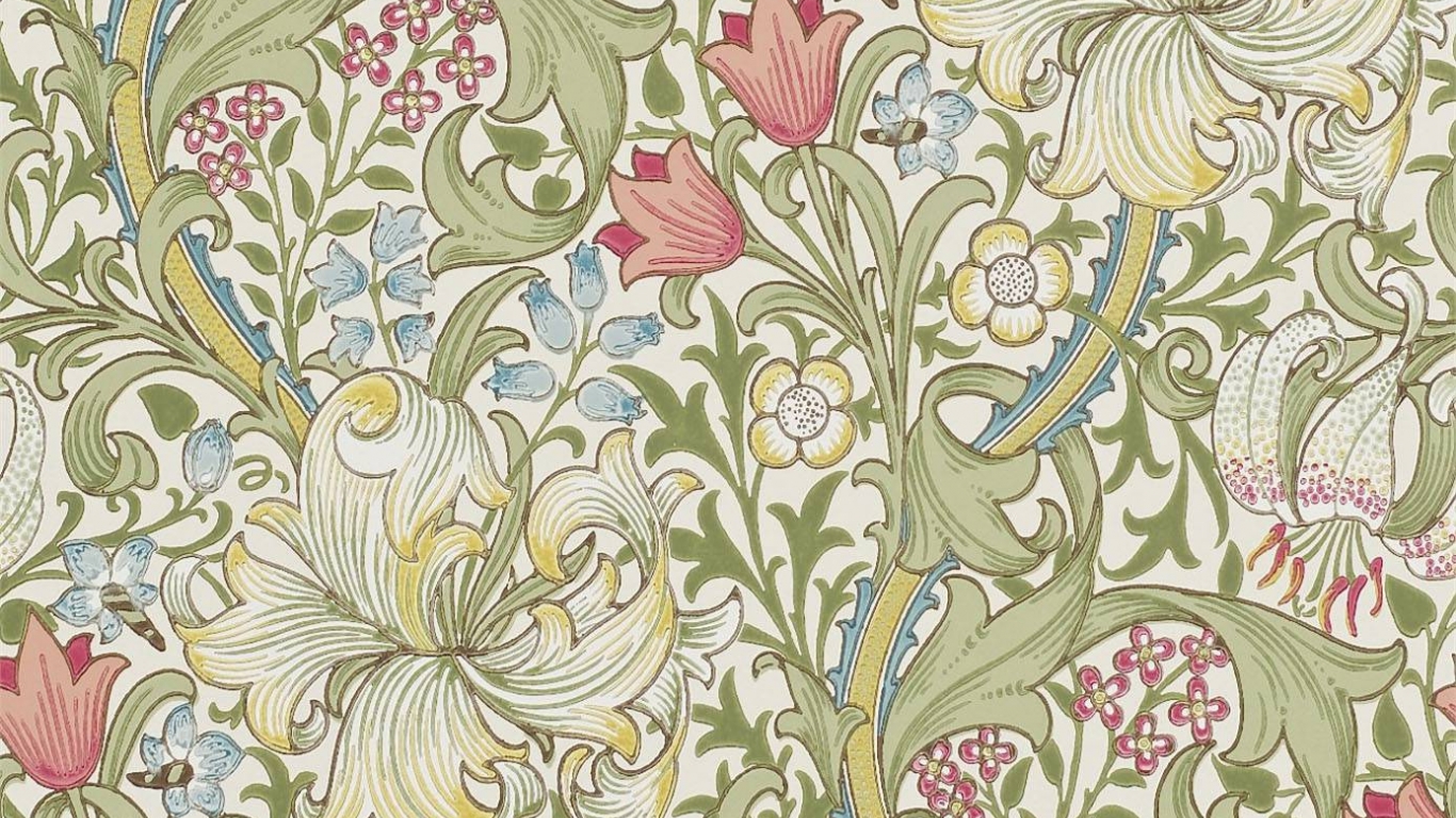 William Morris Co Archive Wallpapers Golden Lily Wallpaper - William Morris Golden Lilies , HD Wallpaper & Backgrounds