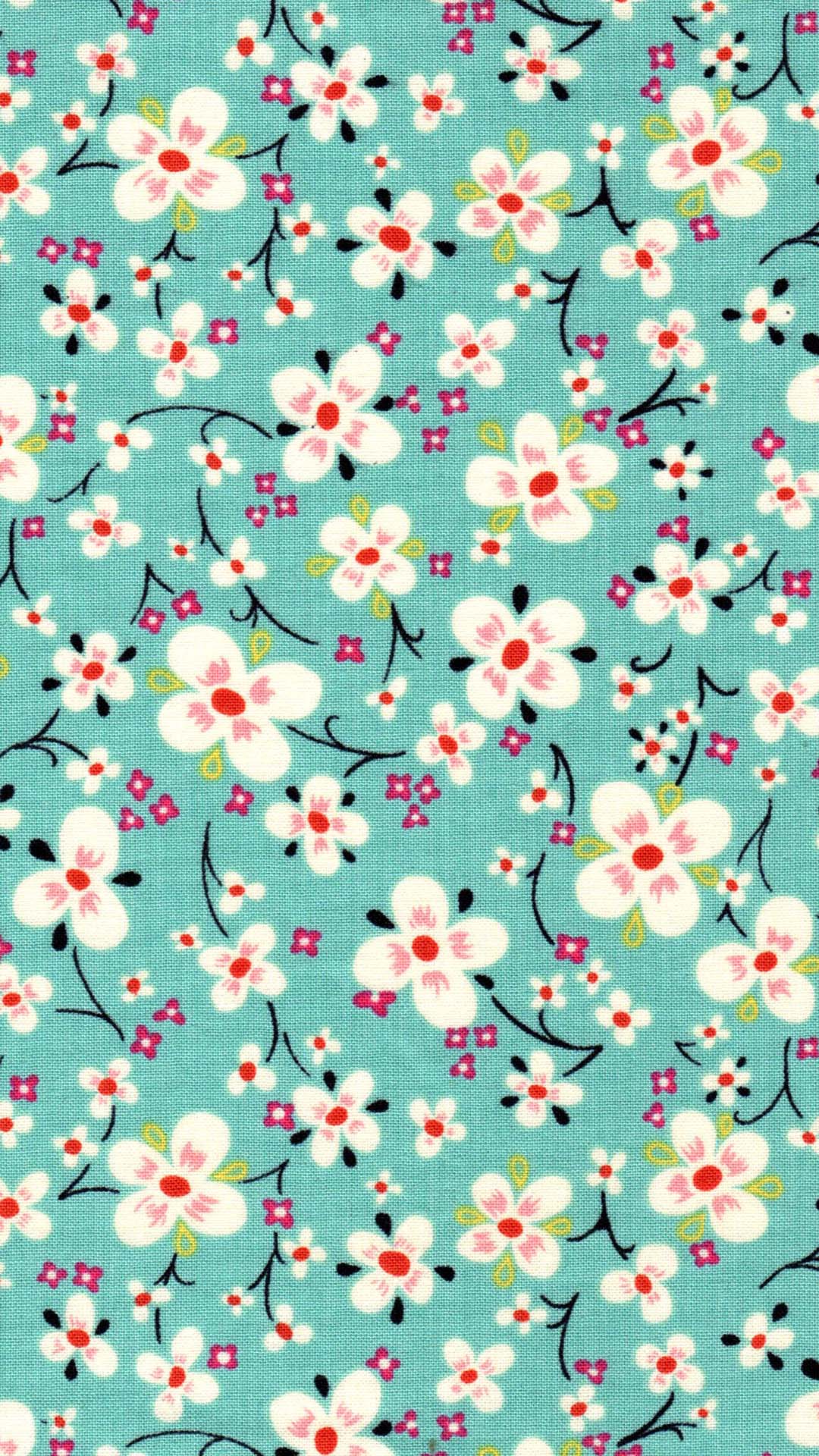 Flower Pattern Wallpaper - Cherry Blossom Fabric , HD Wallpaper & Backgrounds