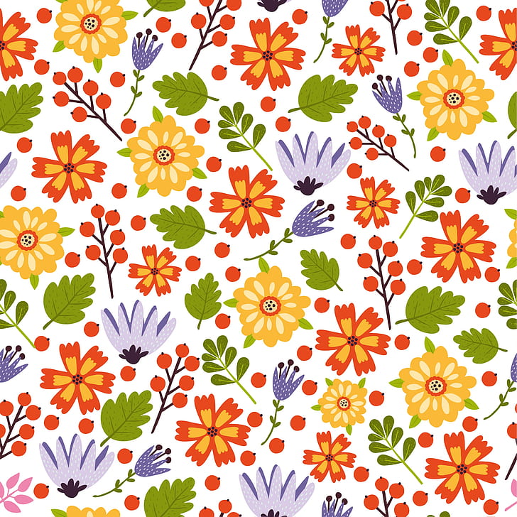 Colorful Pattern Wallpaper - Flower , HD Wallpaper & Backgrounds