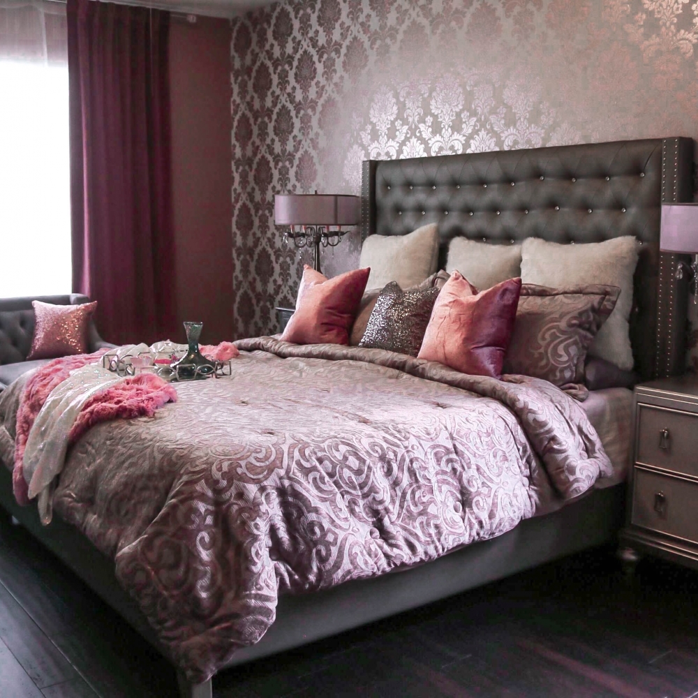 Rose Gold Wallpaper Bedroom Ideas , HD Wallpaper & Backgrounds