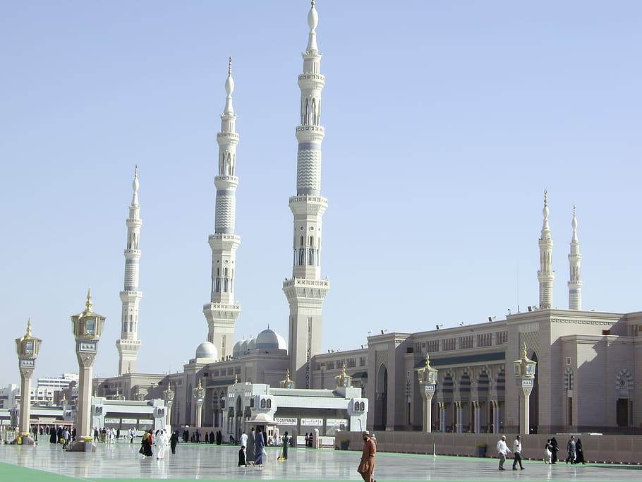 Madina, Mosque, Masjid, Tradition, Architecture, Built - Al Masjid An Nabawi , HD Wallpaper & Backgrounds