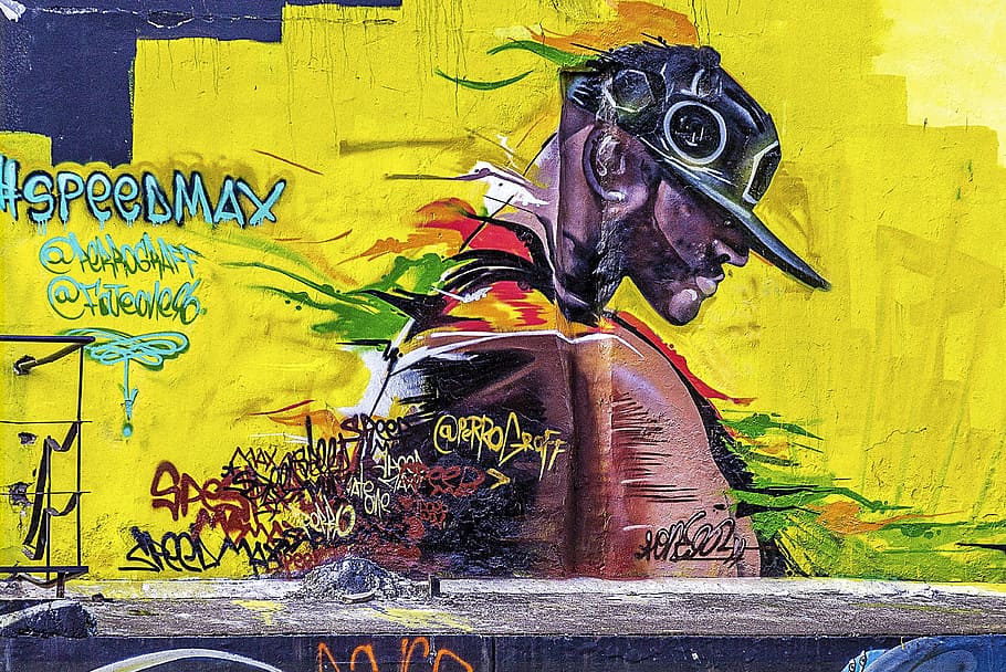 Abstract Street Wall Art, Background, Graffiti, Grunge, - Background Street Wall Painting , HD Wallpaper & Backgrounds