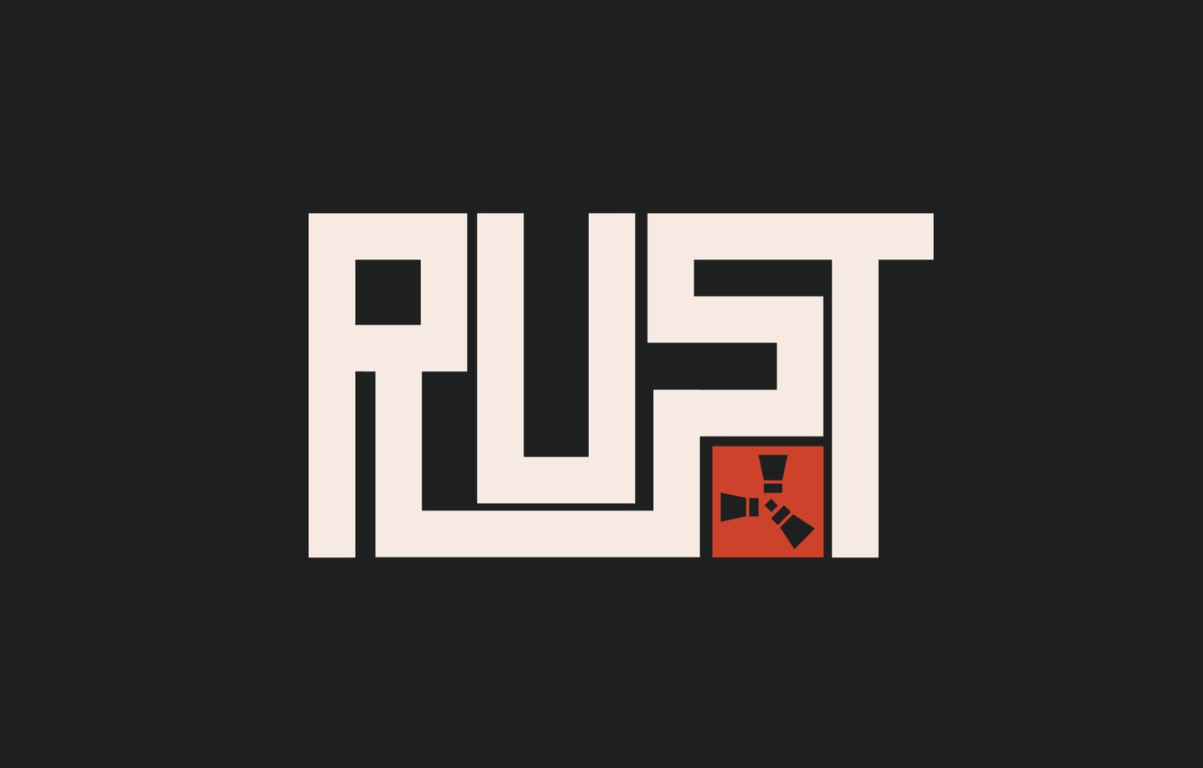 Photo Wallpaper Logo, Survival, Hardcore, Rust - Rust , HD Wallpaper & Backgrounds