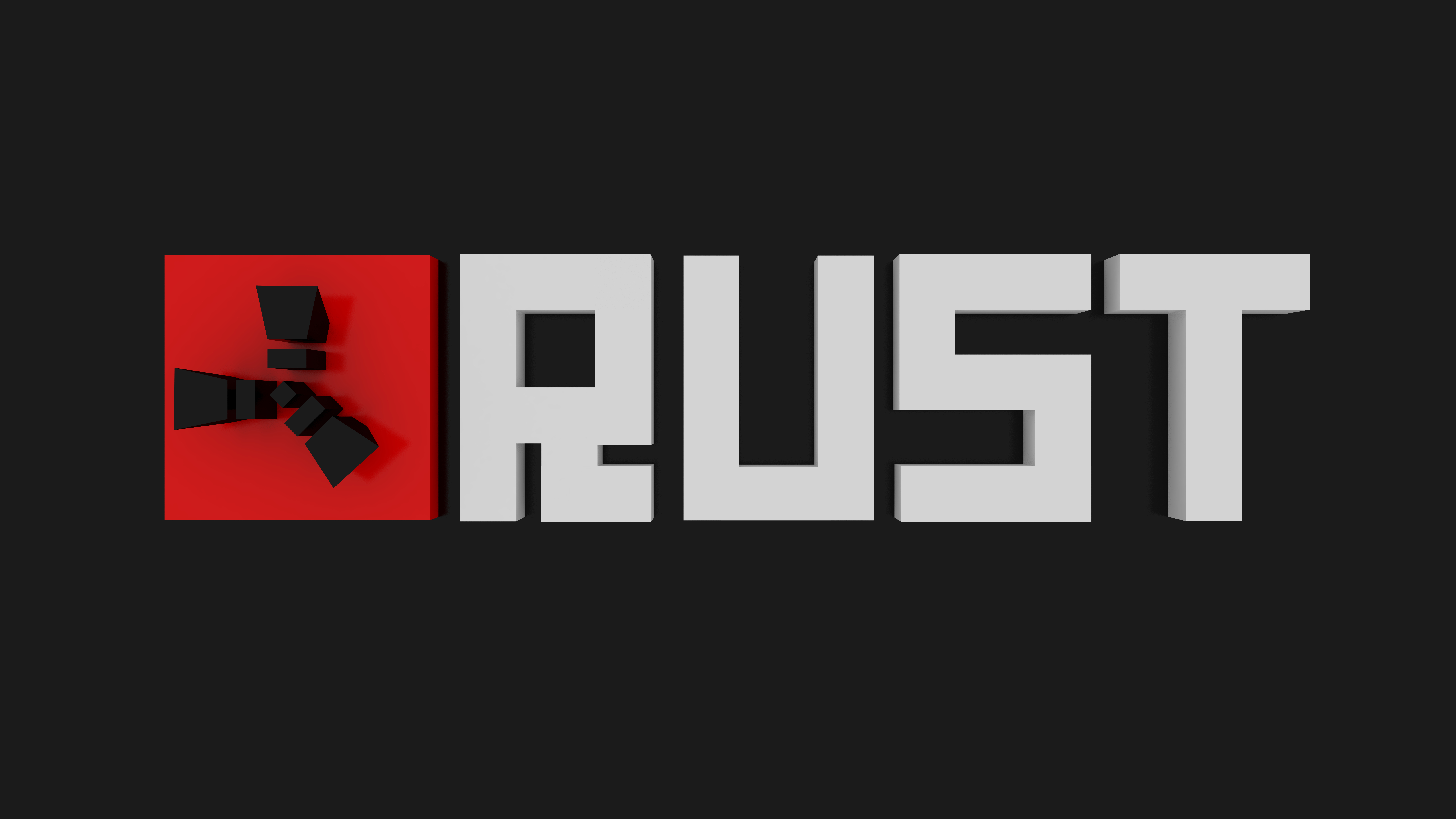 Rust Wallpaper - Rust Game Logo Hd , HD Wallpaper & Backgrounds