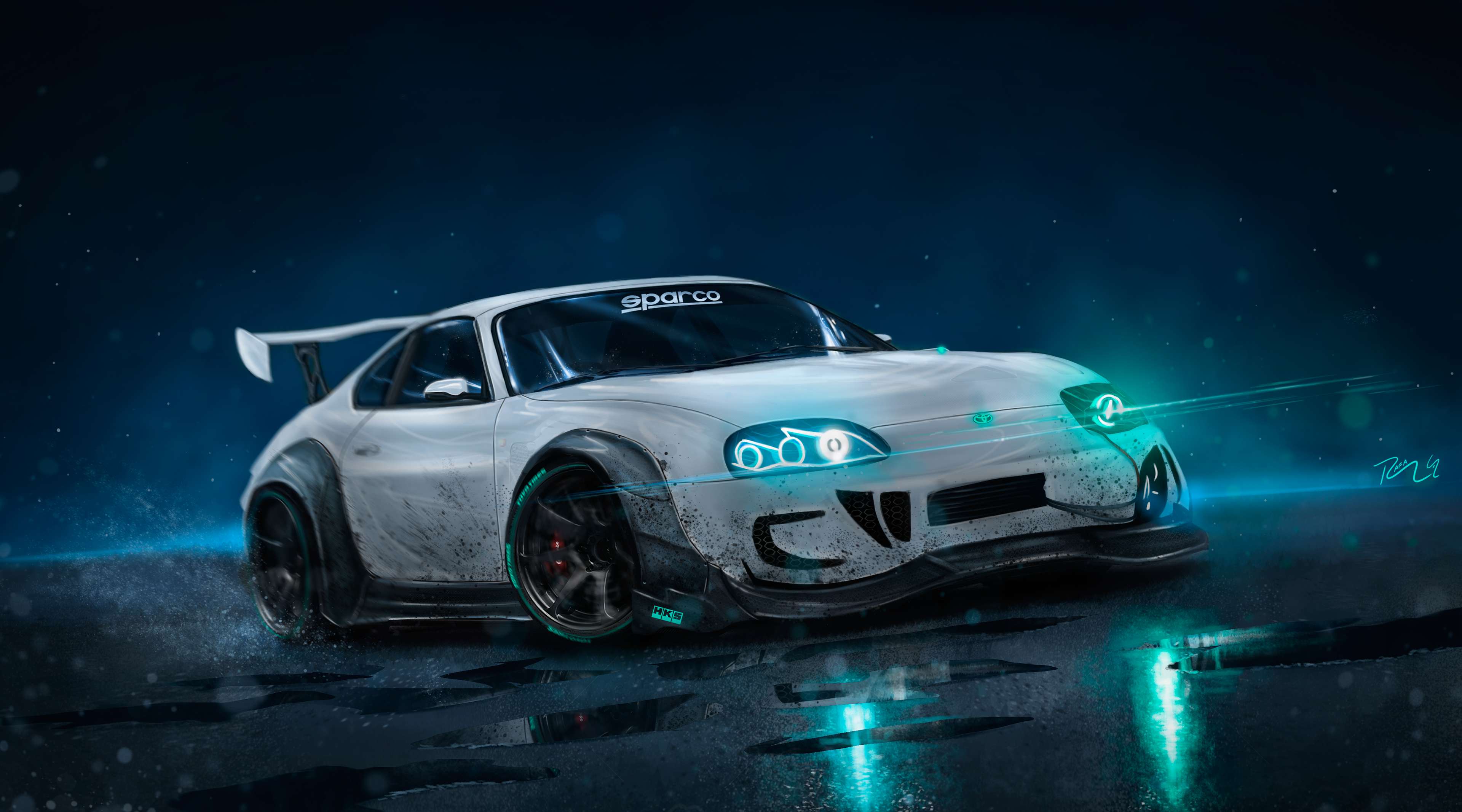 Drift Wallpaper 4k - Toyota Supra Wallpaper 4k , HD Wallpaper & Backgrounds