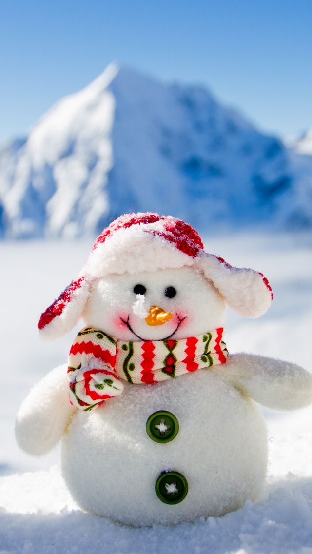 Snowman Wallpaper Iphone , HD Wallpaper & Backgrounds