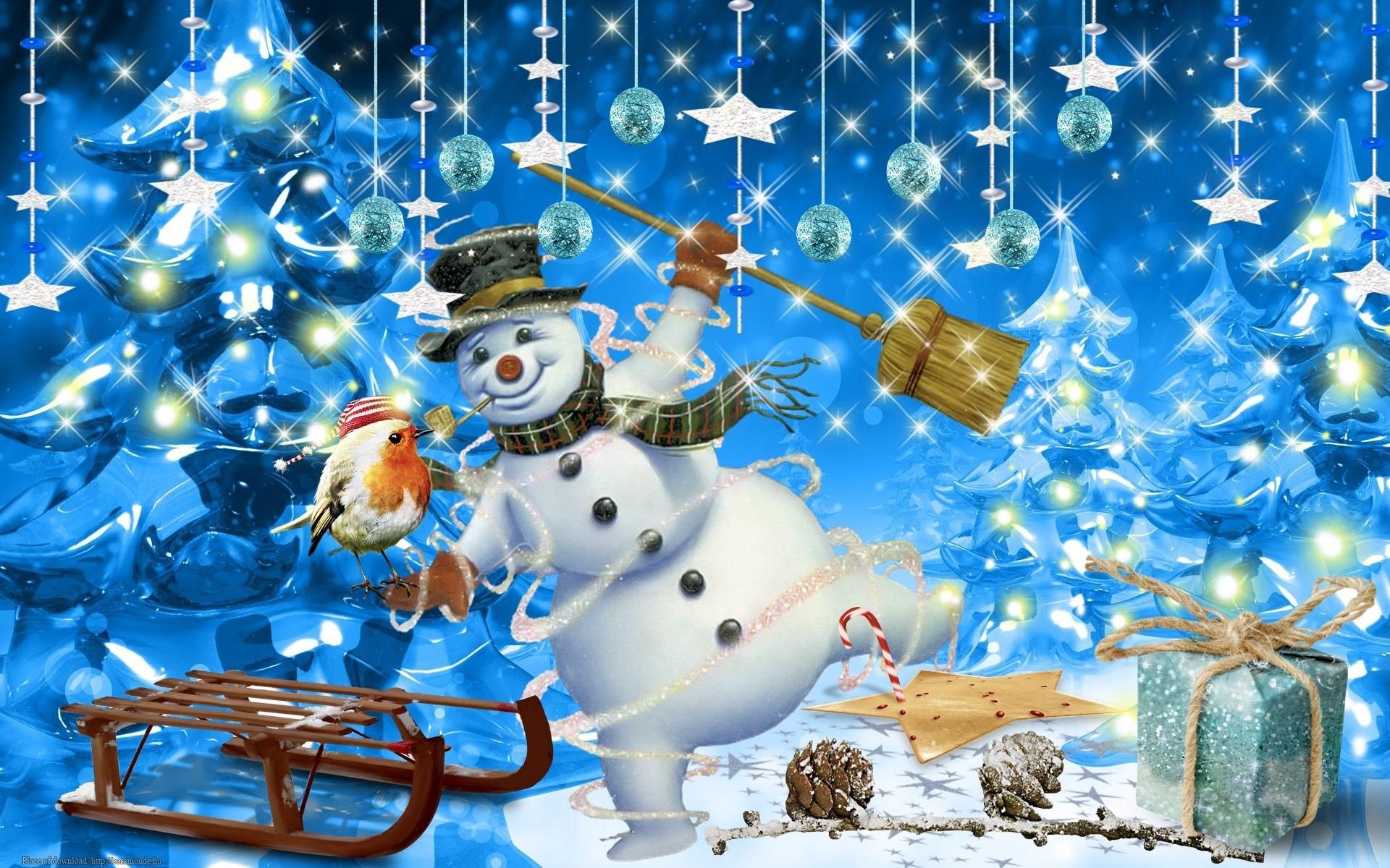 Country Snowman Wallpaper 
 Data-src /full/797358 - Desktop Frosty The Snowman , HD Wallpaper & Backgrounds