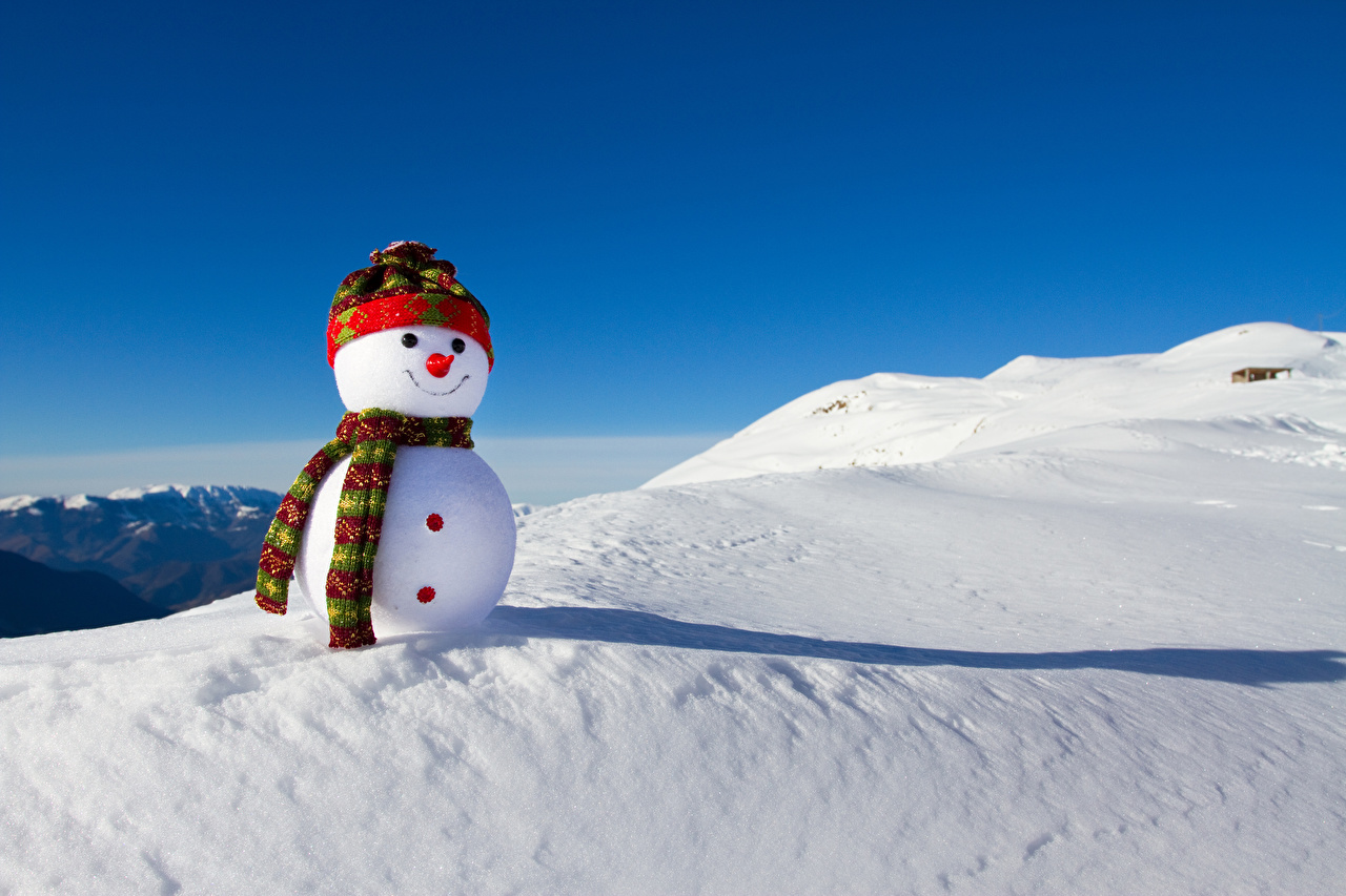 Christmas Snowman , HD Wallpaper & Backgrounds