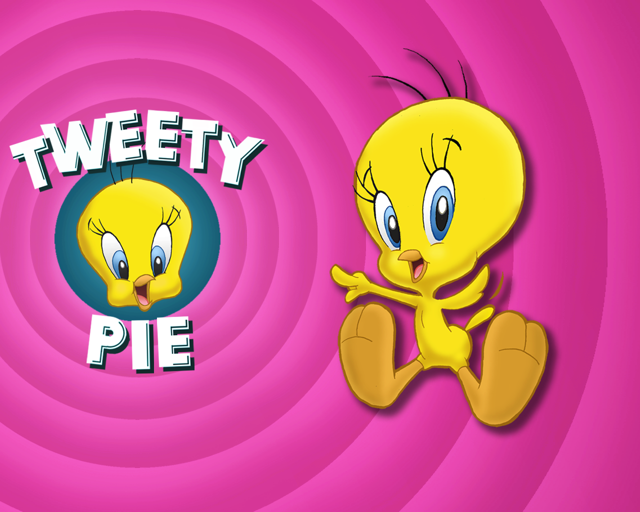 Tweety Bird Wallpaper Tweety Bird Wallpaper 23780990 - Looney Tunes , HD Wallpaper & Backgrounds