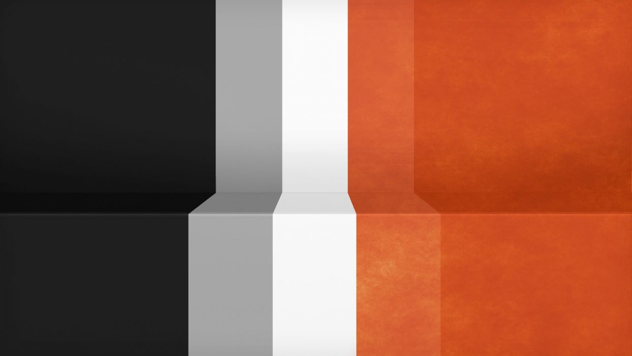 Abstract Black Minimalistic White Orange Gray Textures - Architecture , HD Wallpaper & Backgrounds