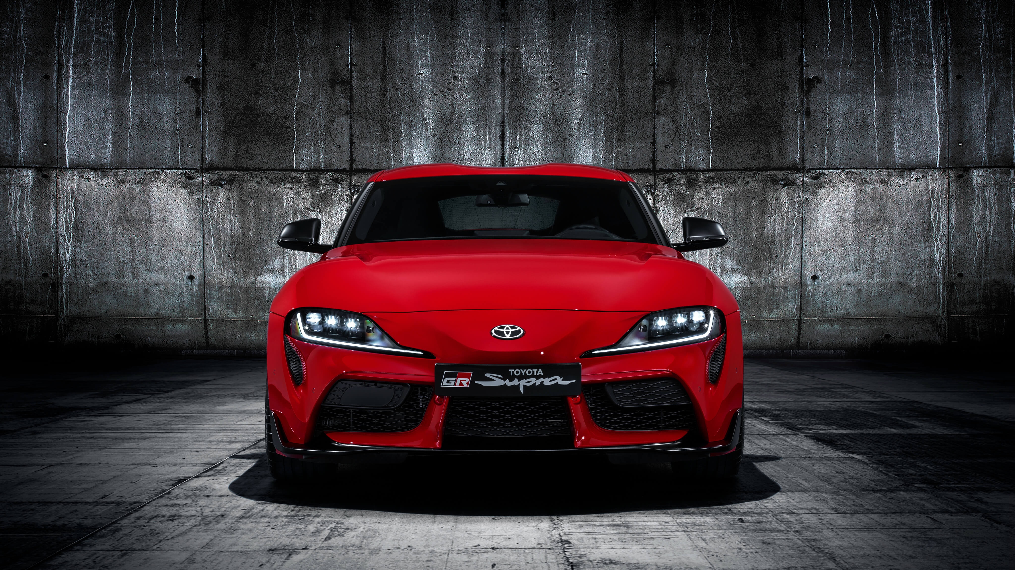 Red Toyota Gr Supra Wallpaper - Toyota Supra 2019 , HD Wallpaper & Backgrounds