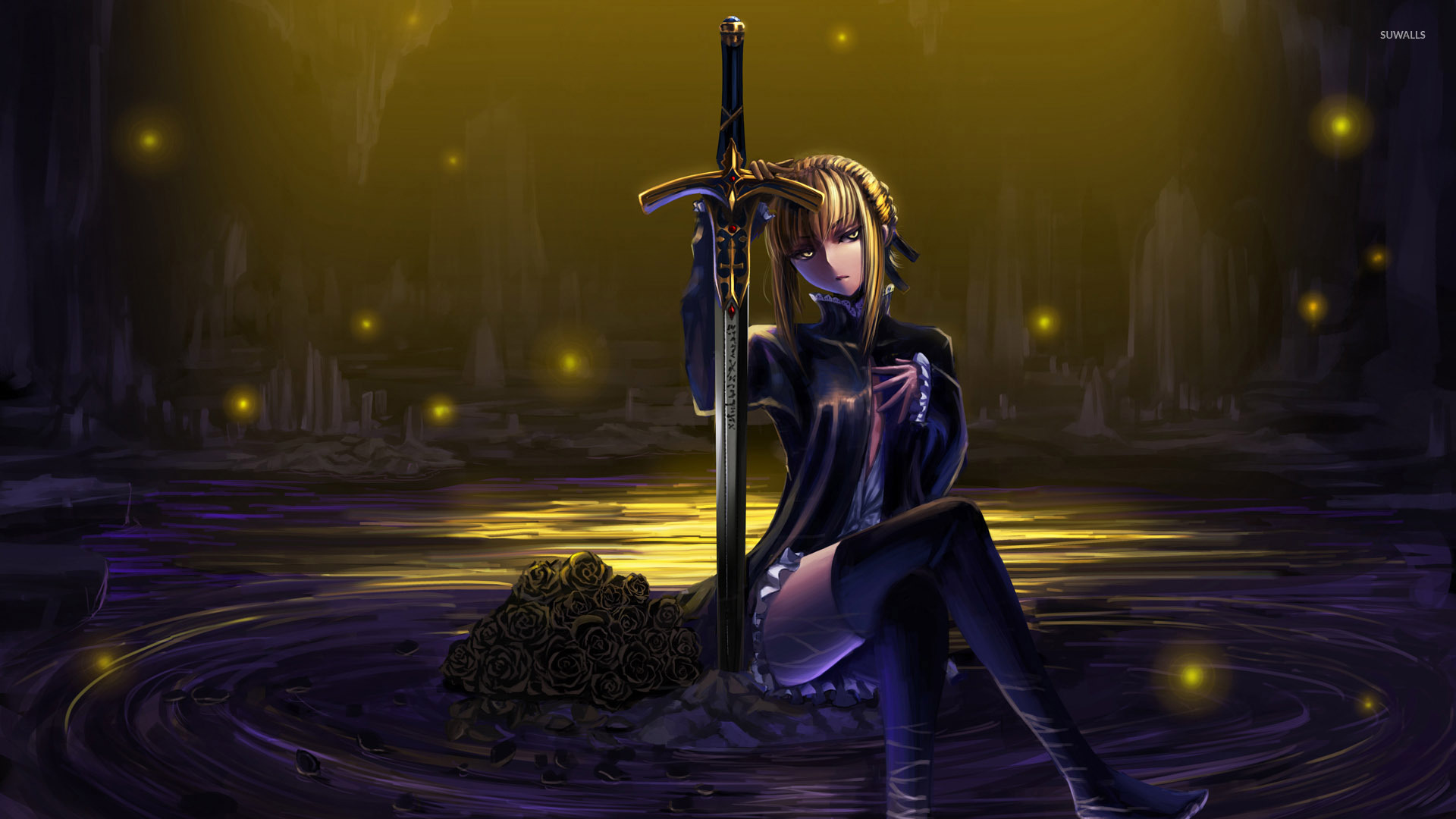 Fate Stay Night Fate Saber Hd Wallpaper Backgrounds Download
