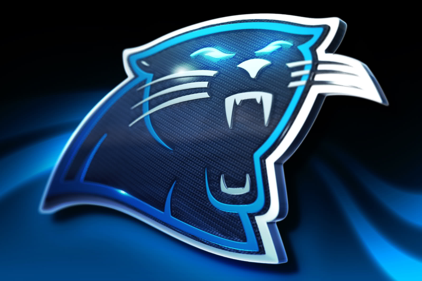 Carolina Panthers Wallpapers For Phones And Tablets - Carolina Panthers Logo 3d , HD Wallpaper & Backgrounds