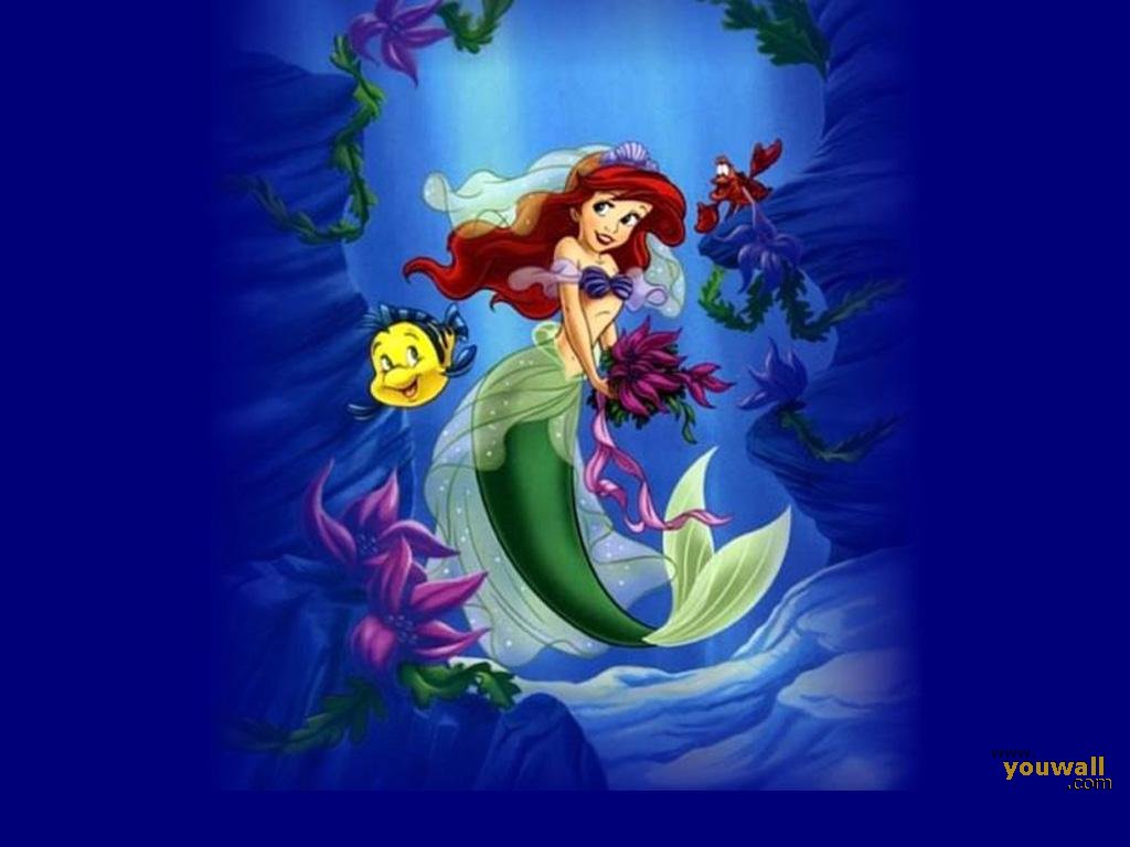 The Little Mermaid Wallpaper - Little Mermaid Dreams Under The Sea , HD Wallpaper & Backgrounds