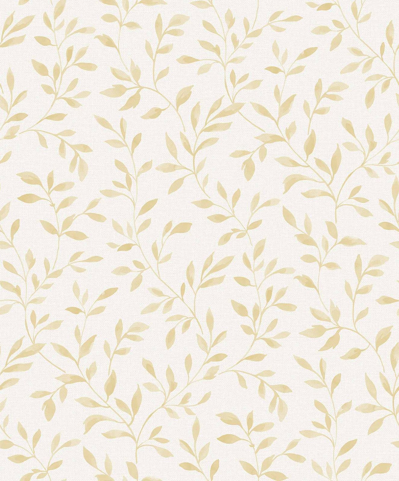 Wallpaper Vinyl Leaves Floral Grey White Yellow Sn3312 - Tapete Blätter Blau , HD Wallpaper & Backgrounds