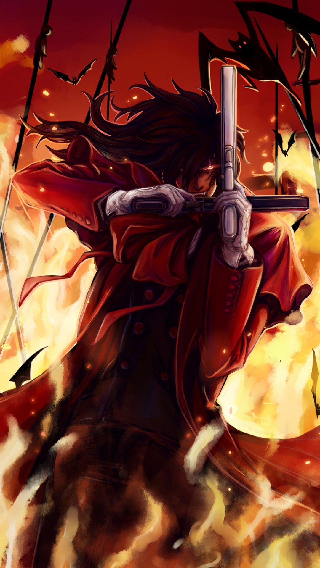 Hellsing - Hellsing Ultimate Wallpaper Iphone , HD Wallpaper & Backgrounds