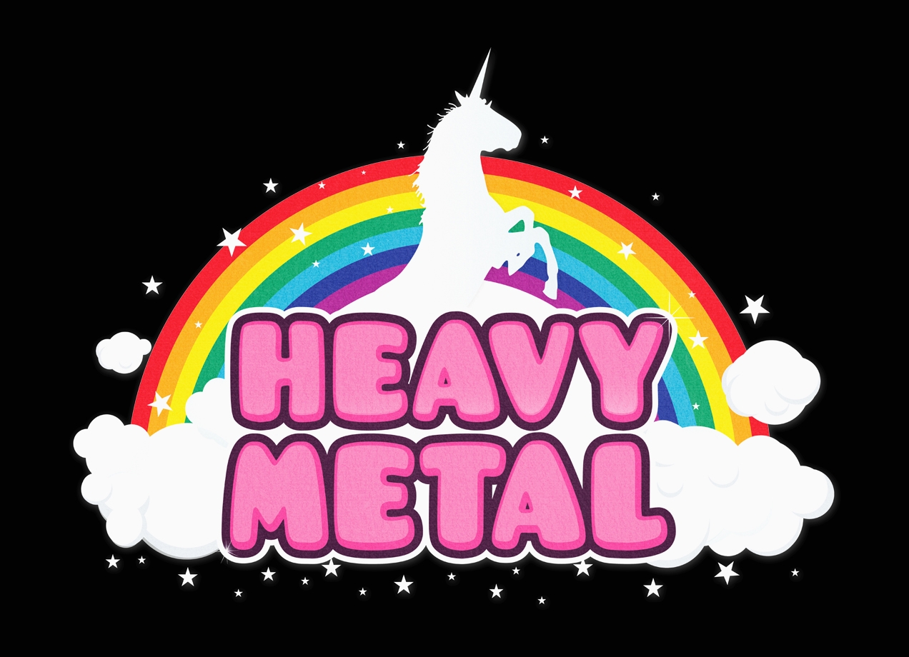 Thrash Metal Wallpaper - Heavy Metal Unicorn , HD Wallpaper & Backgrounds