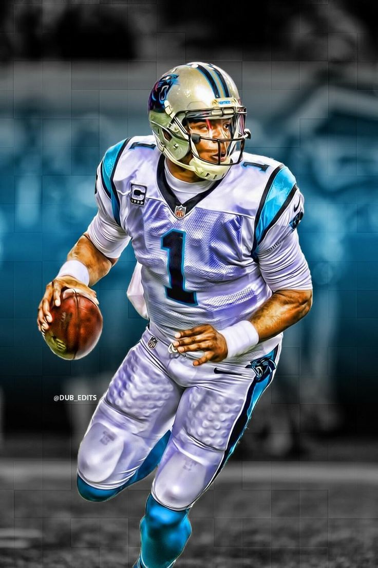 Cam Newton Sports Artworkdigital Painting Pinterest - Cam Newton Wallpapers For Iphone , HD Wallpaper & Backgrounds