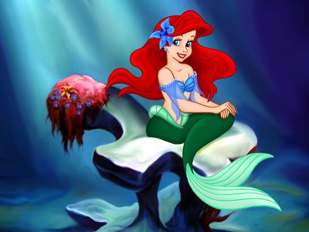 Ariel The Little Merma - Ariel The Little Mermaid Hd , HD Wallpaper & Backgrounds
