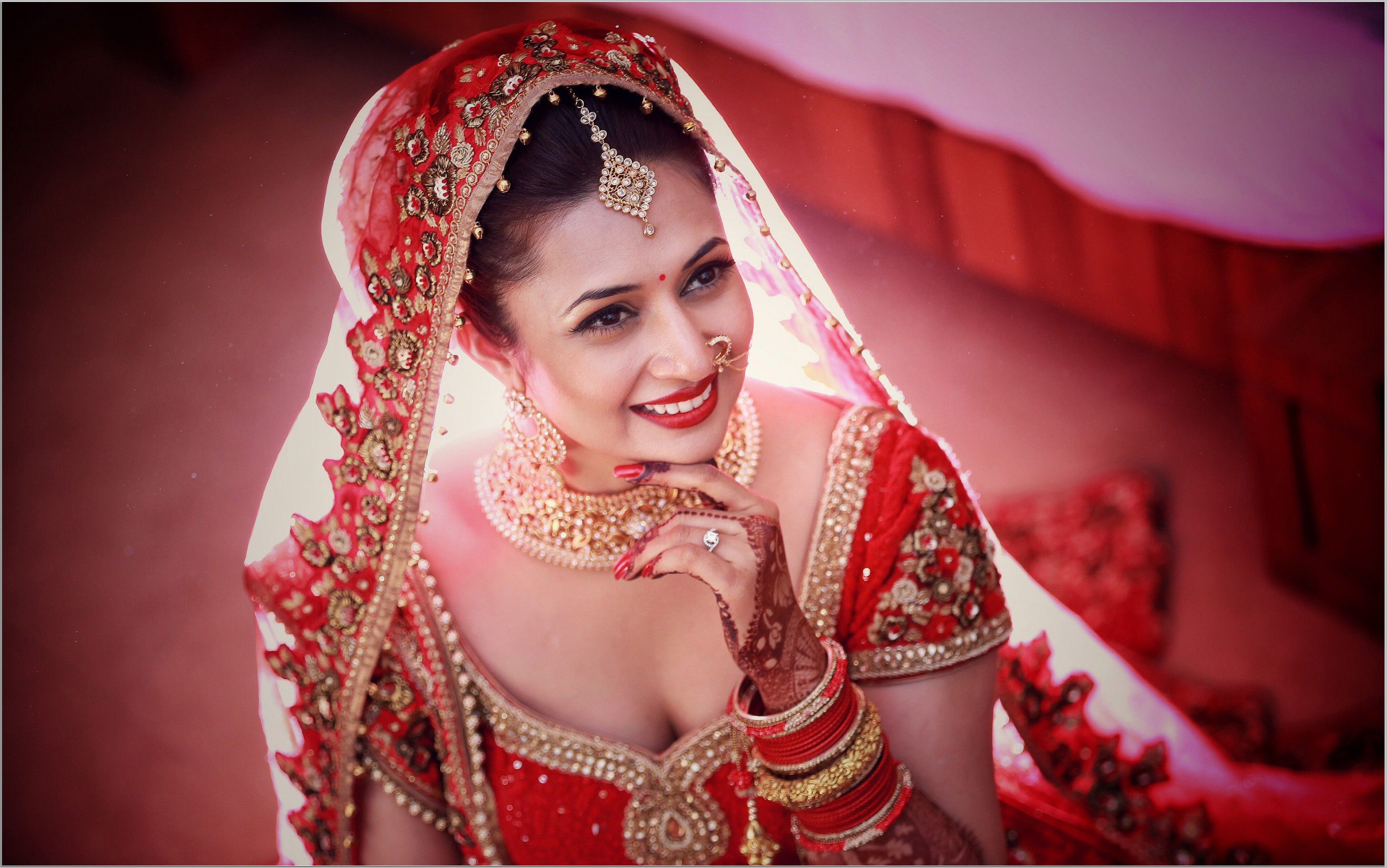 Bridal Makeup - Divyanka Tripathi , HD Wallpaper & Backgrounds