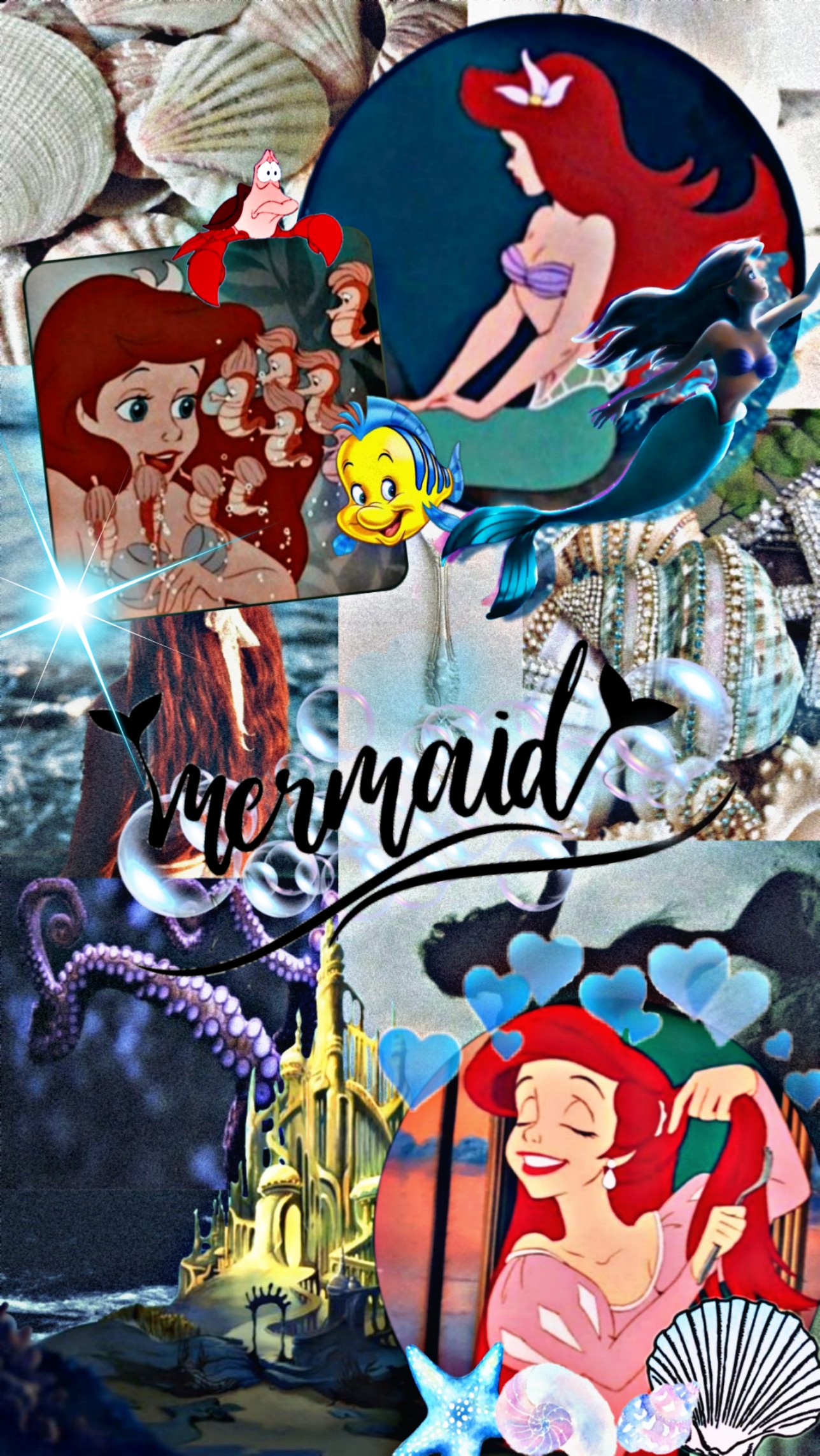 Little Mermaid Aesthetic Ariel , HD Wallpaper & Backgrounds
