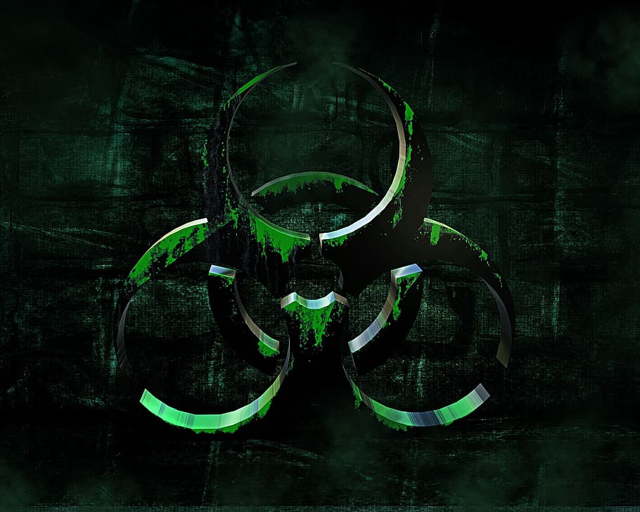 Background, Biohazard, Risk, Biological, Toxic, Symbol, - Gas Mask Biohazard , HD Wallpaper & Backgrounds